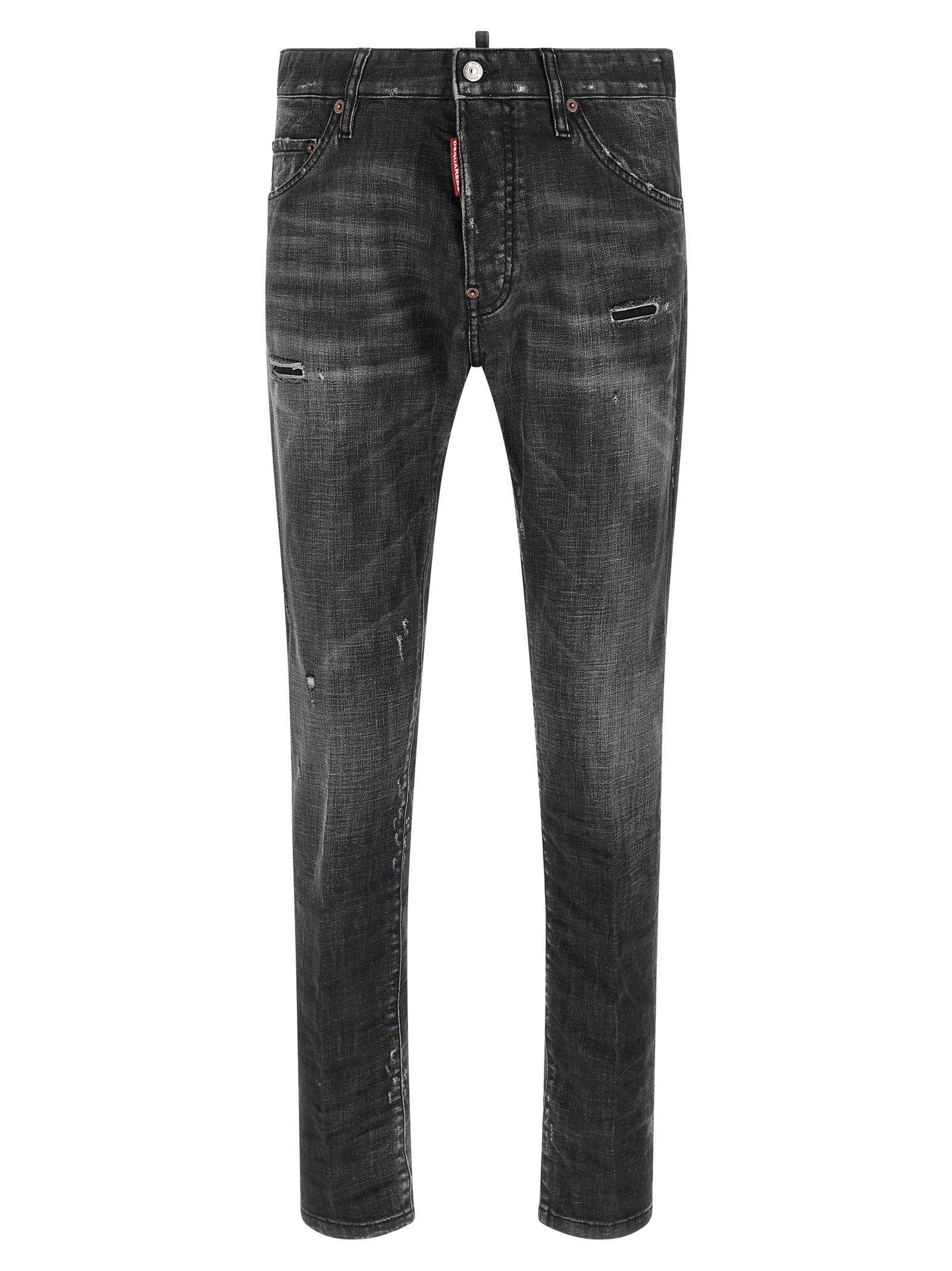 Dsquared² Black Cotton Jeans Denim