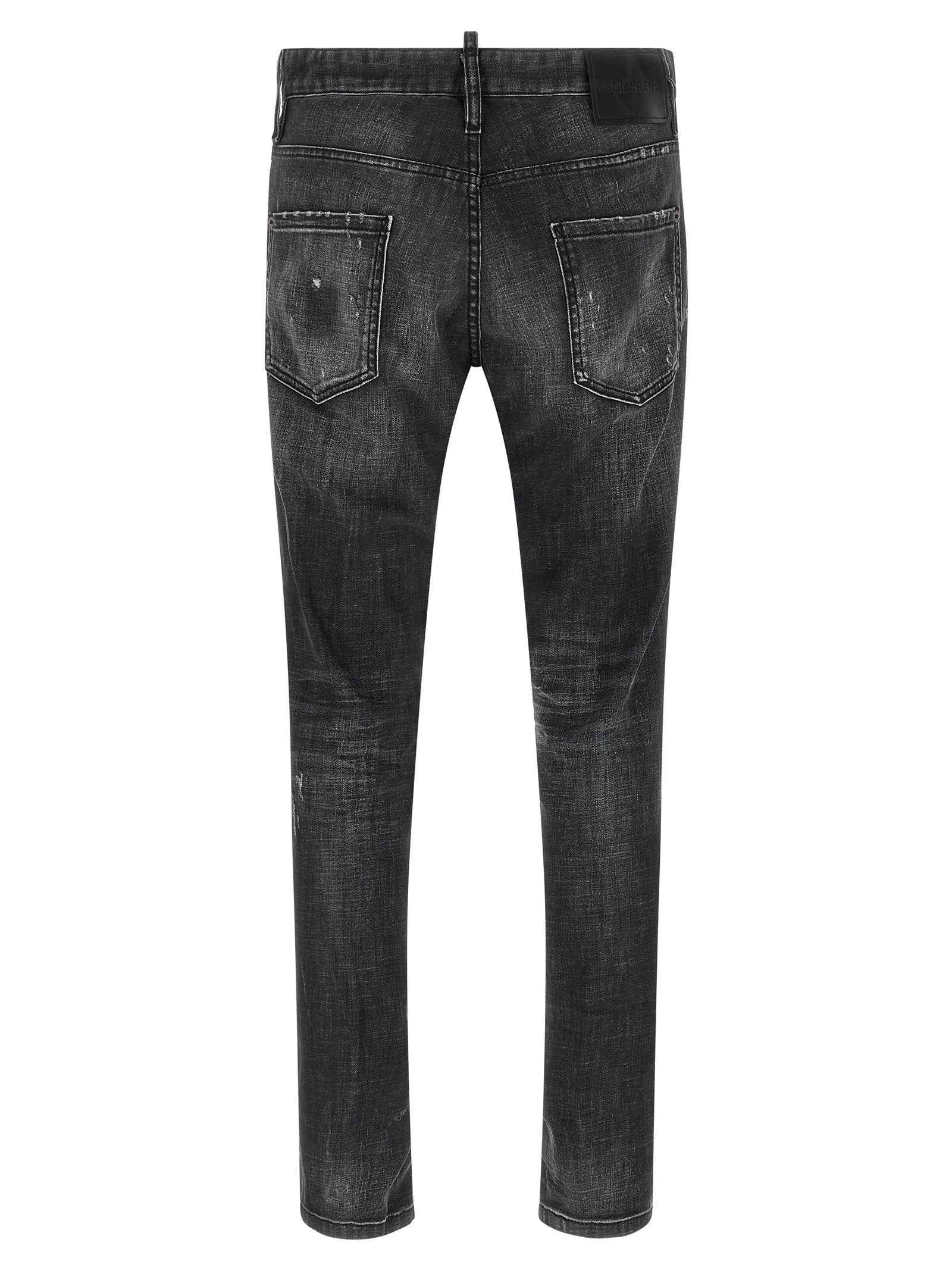 Dsquared² Black Cotton Jeans Denim