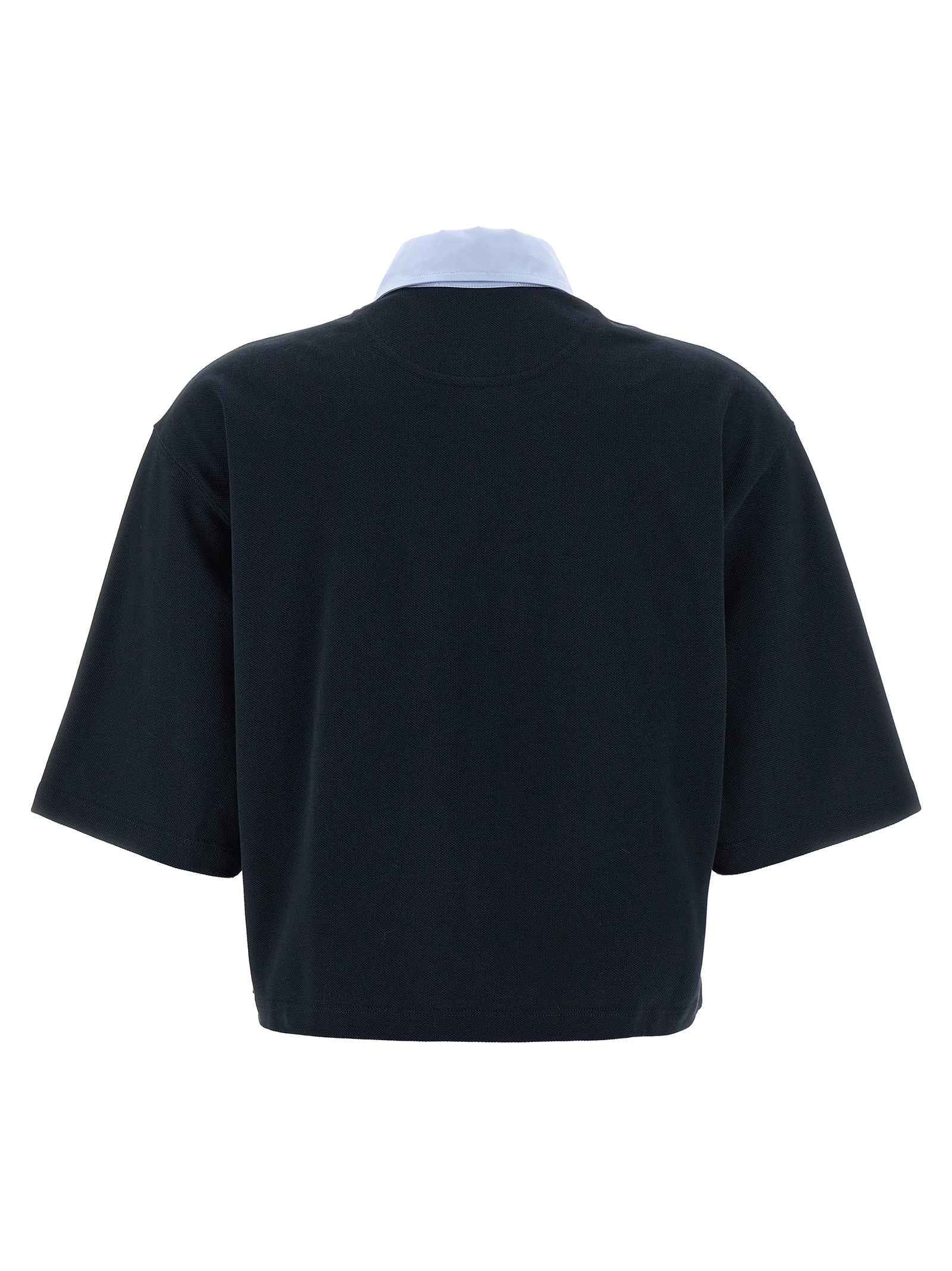 Stella McCartney Blue Cotton Polo Shirt