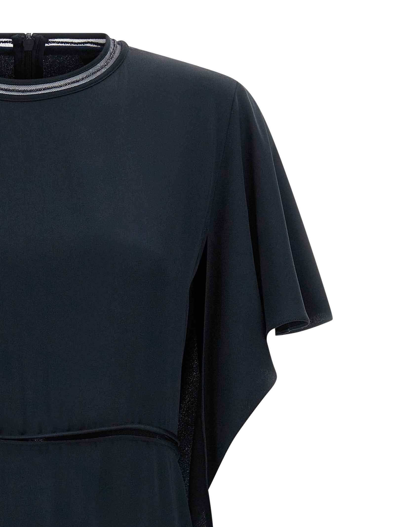 Fabiana Filippi Blue Viscose Midi Dress