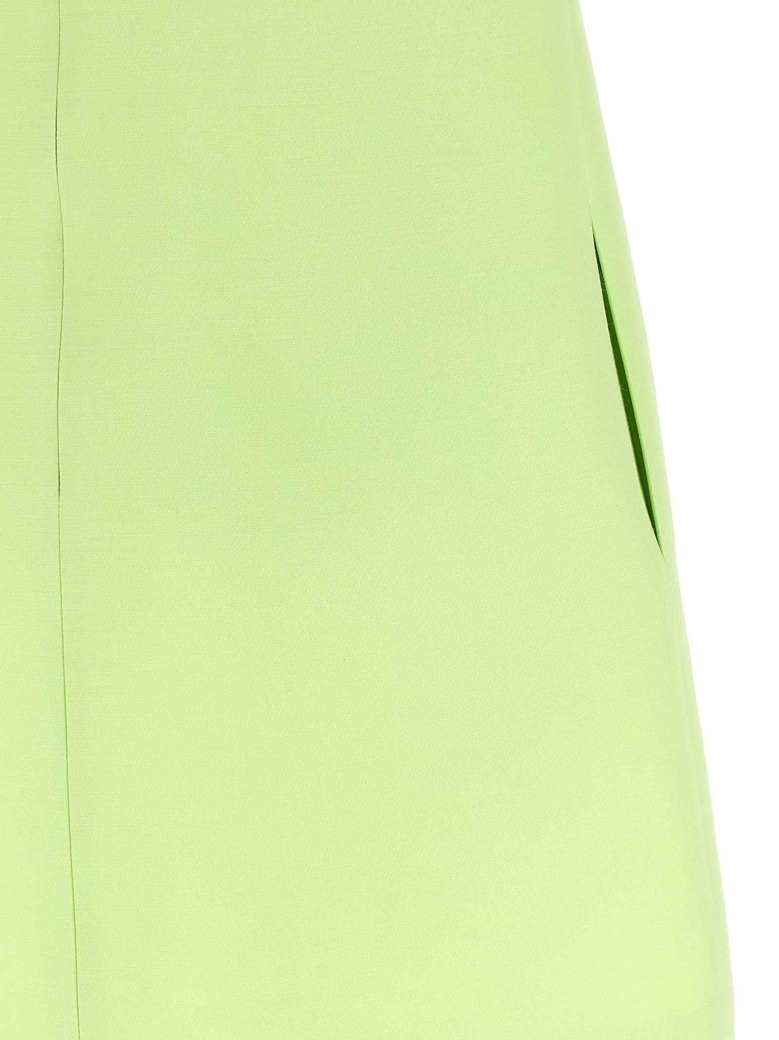 Valentino Garavani Bicolor Virgin Wool Short Dress