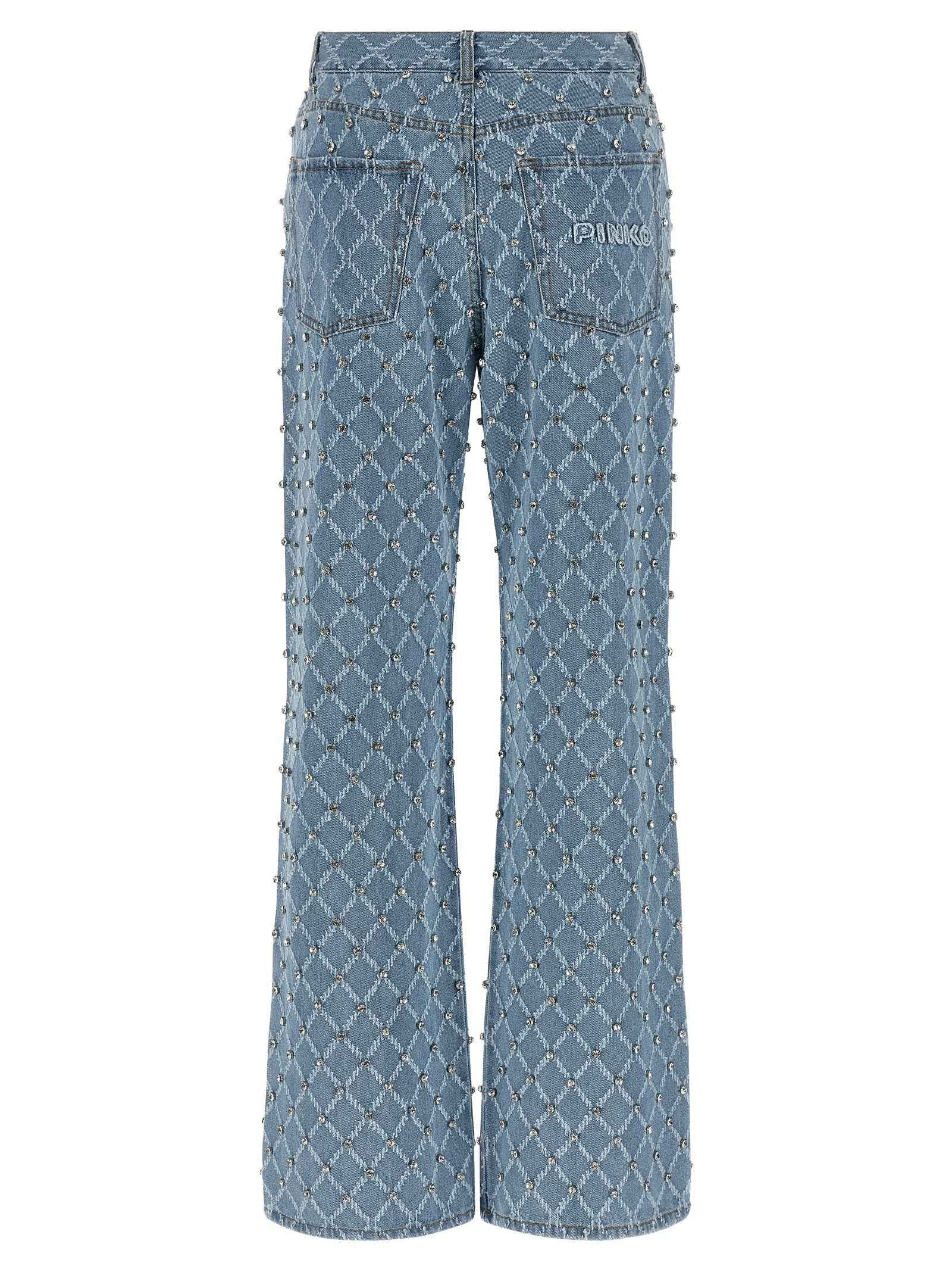 PINKO Blue Cotton Jeans Denim