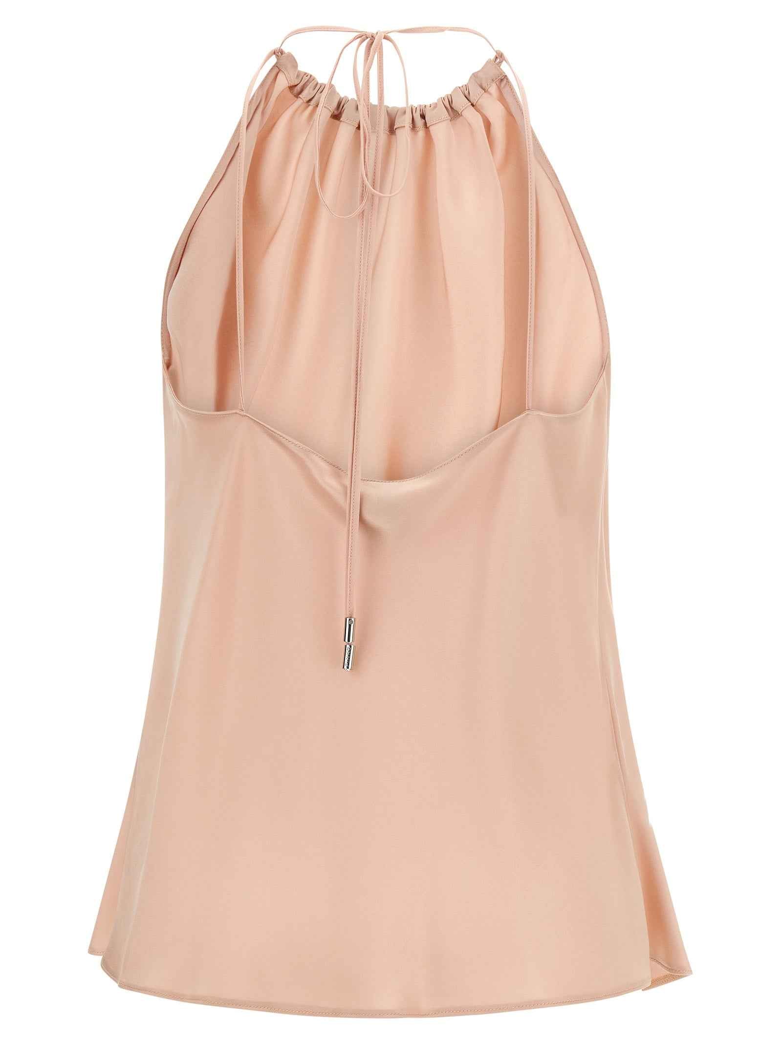 PINKO Multicolor Acetate Sleeveles T-Shirt