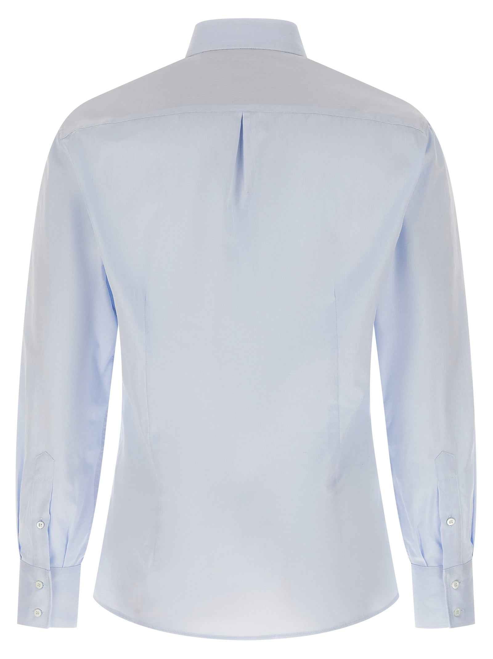 Brunello Cucinelli Blue Cotton Blouse