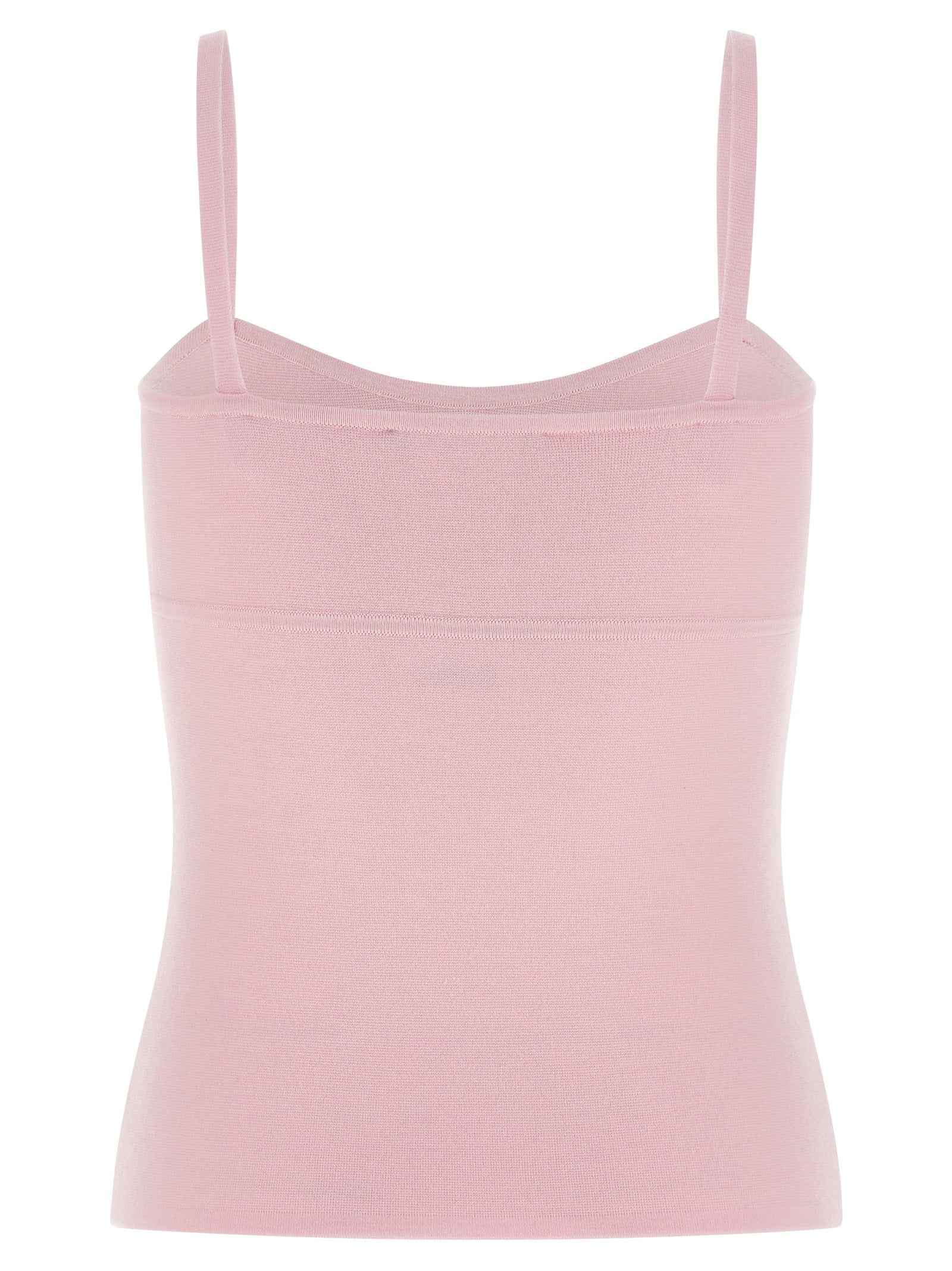 Max Mara Multicolor Virgin Wool Sleeveles T-Shirt