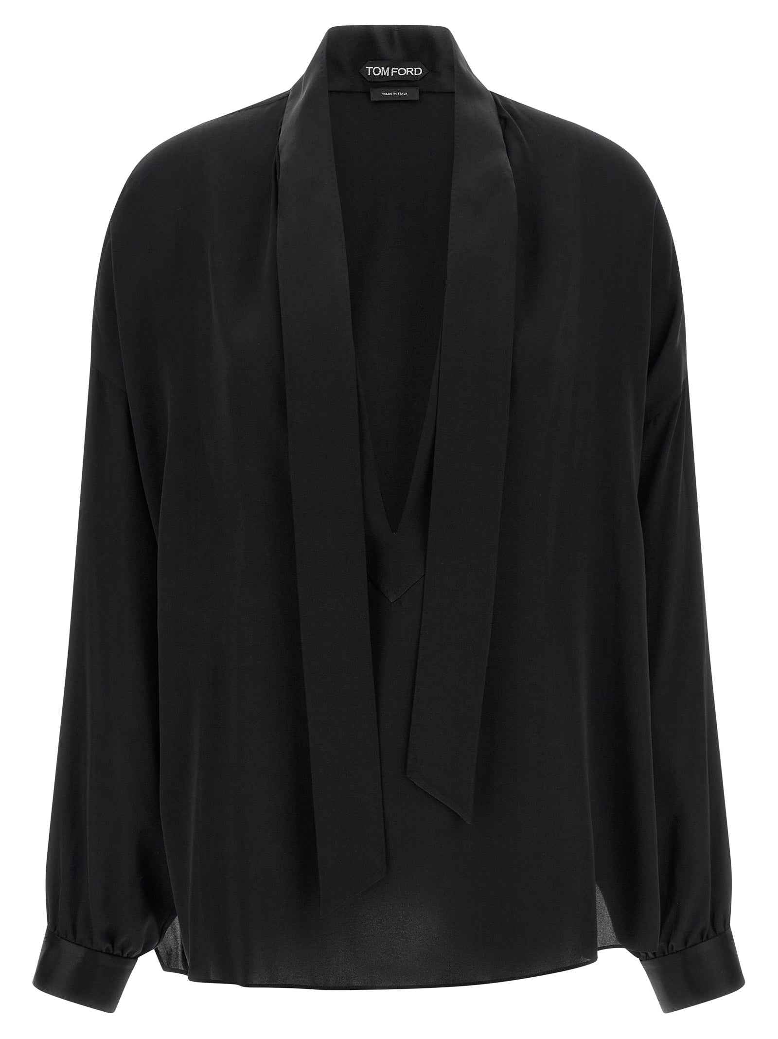 Tom Ford Black Silk Blouse