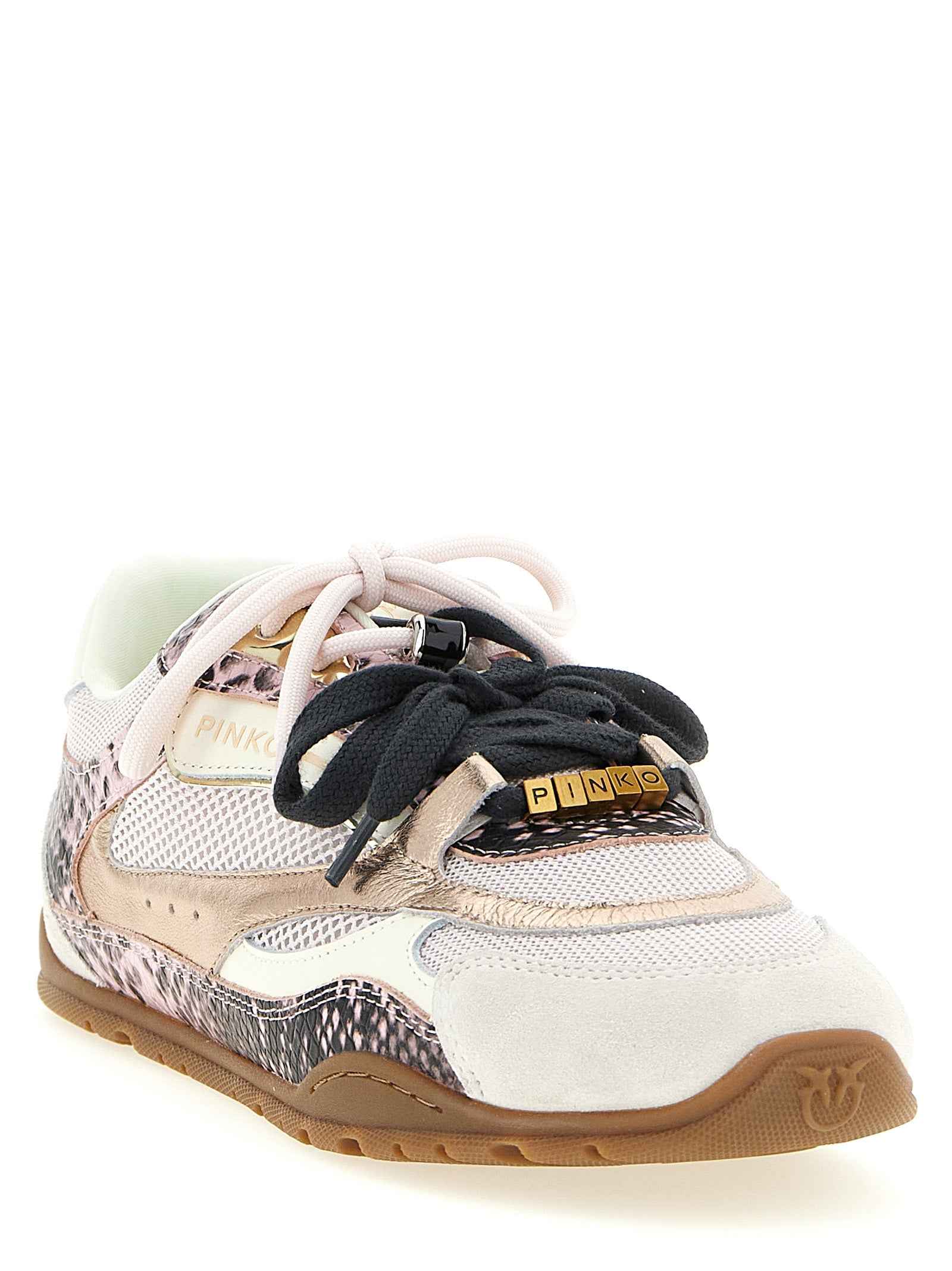 PINKO Multicolor Leather Low Top Sneakers