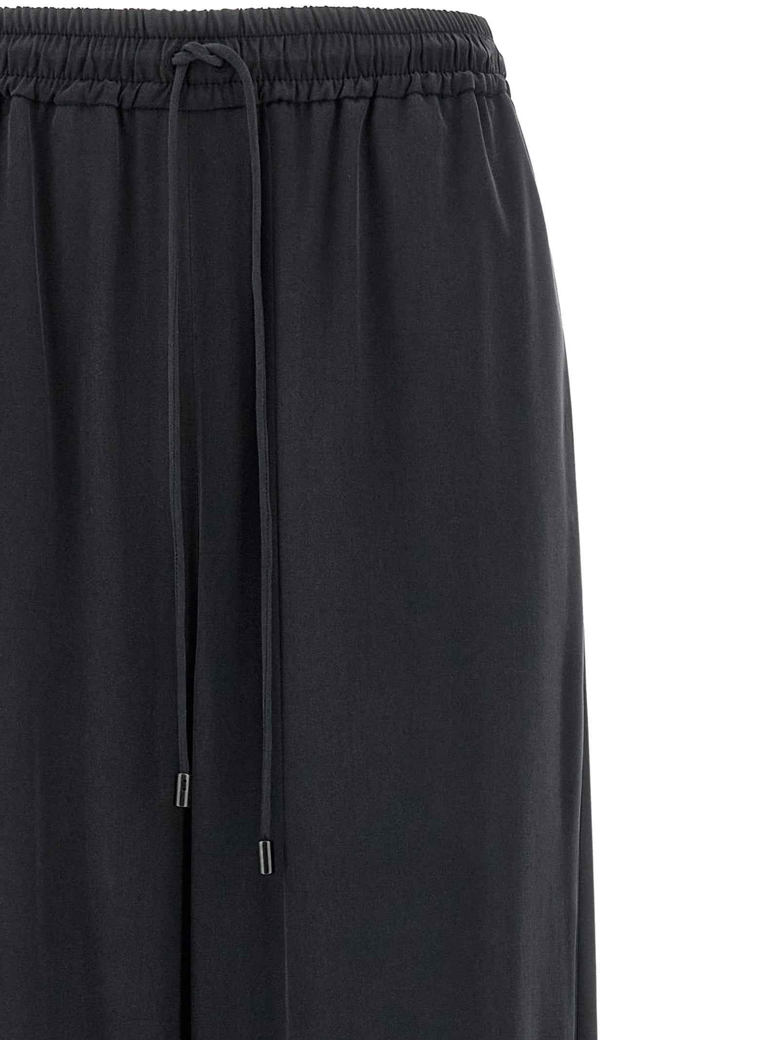 Max Mara Blue Silk Casual Pants