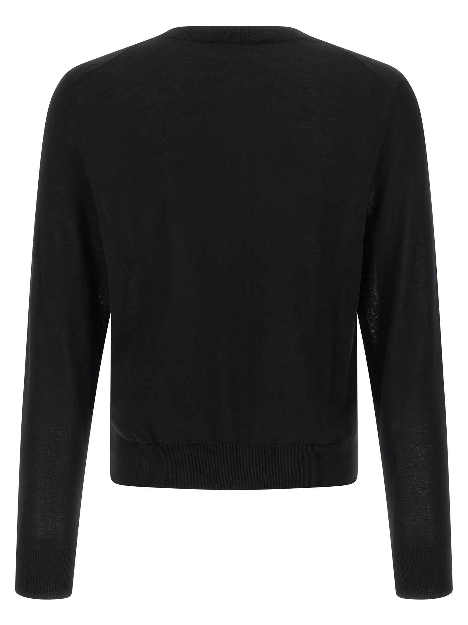 Dsquared² Black Wool Cardigan
