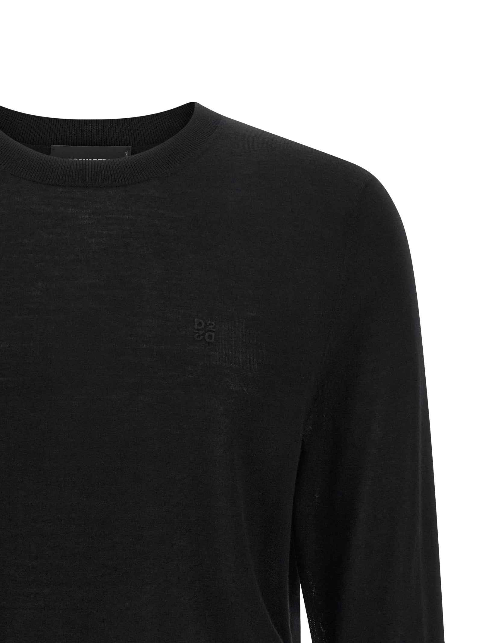 Dsquared² Black Wool Cardigan