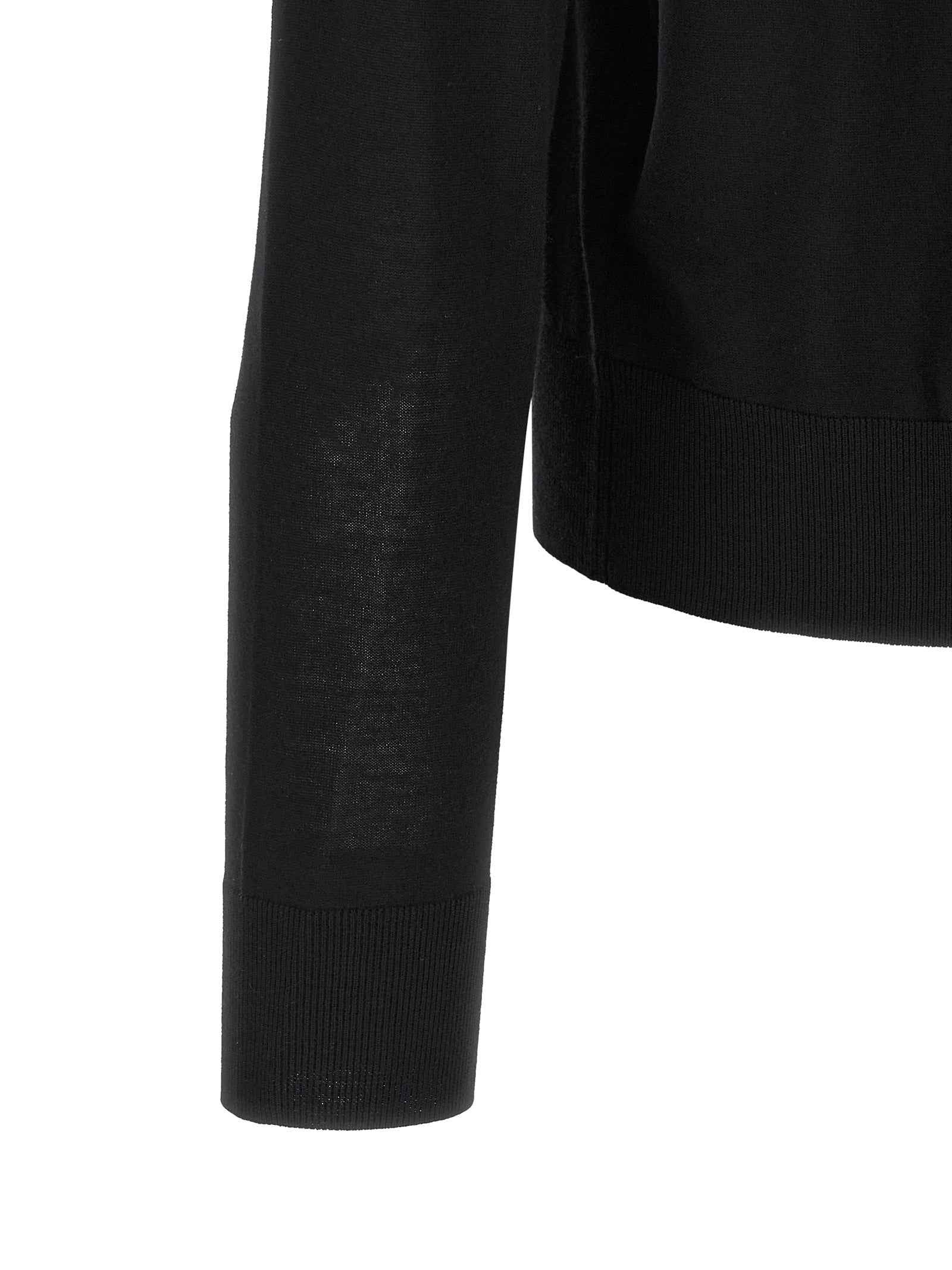 Dsquared² Black Wool Cardigan