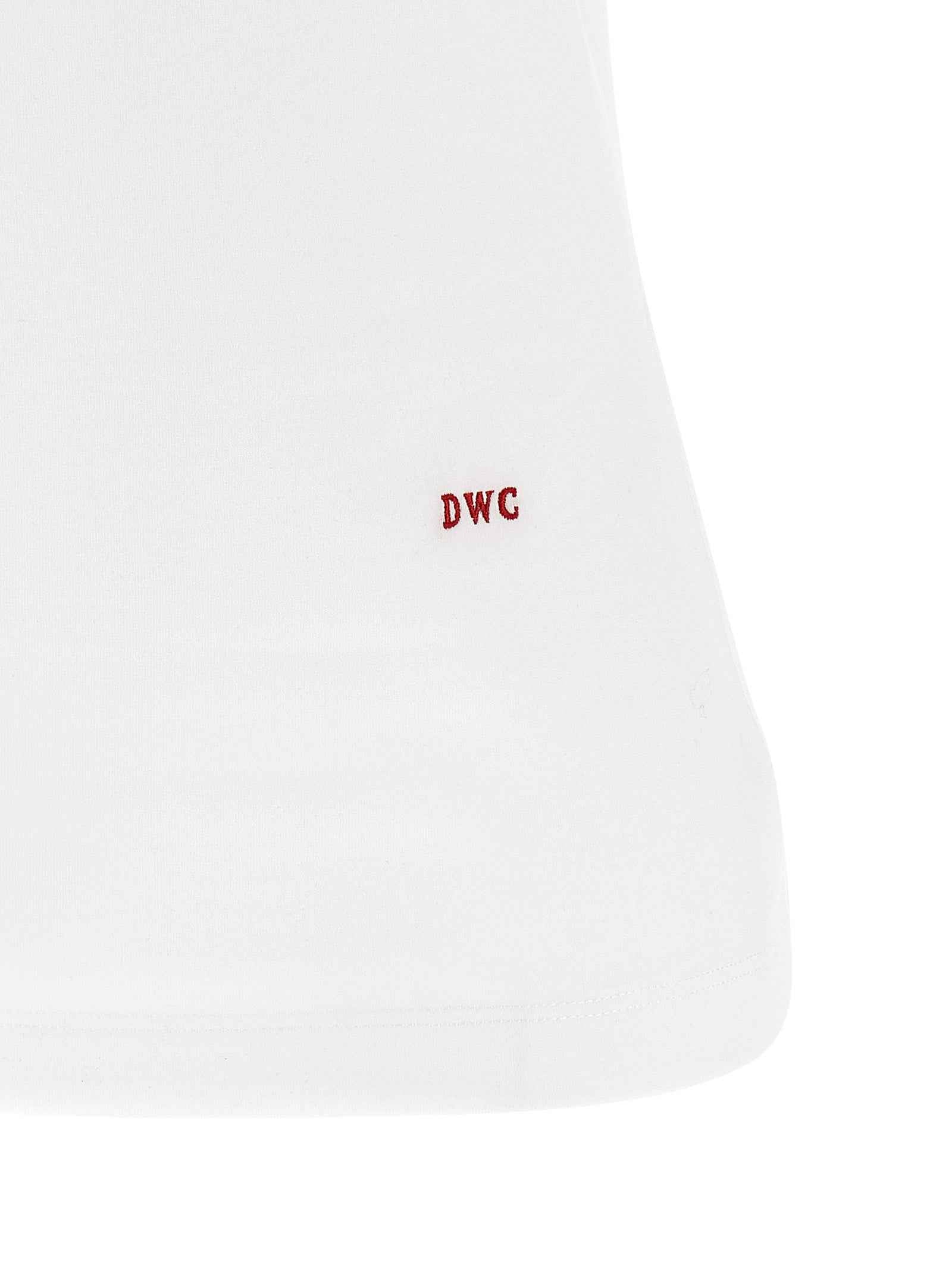 Dsquared² White Cotton Tank Tops