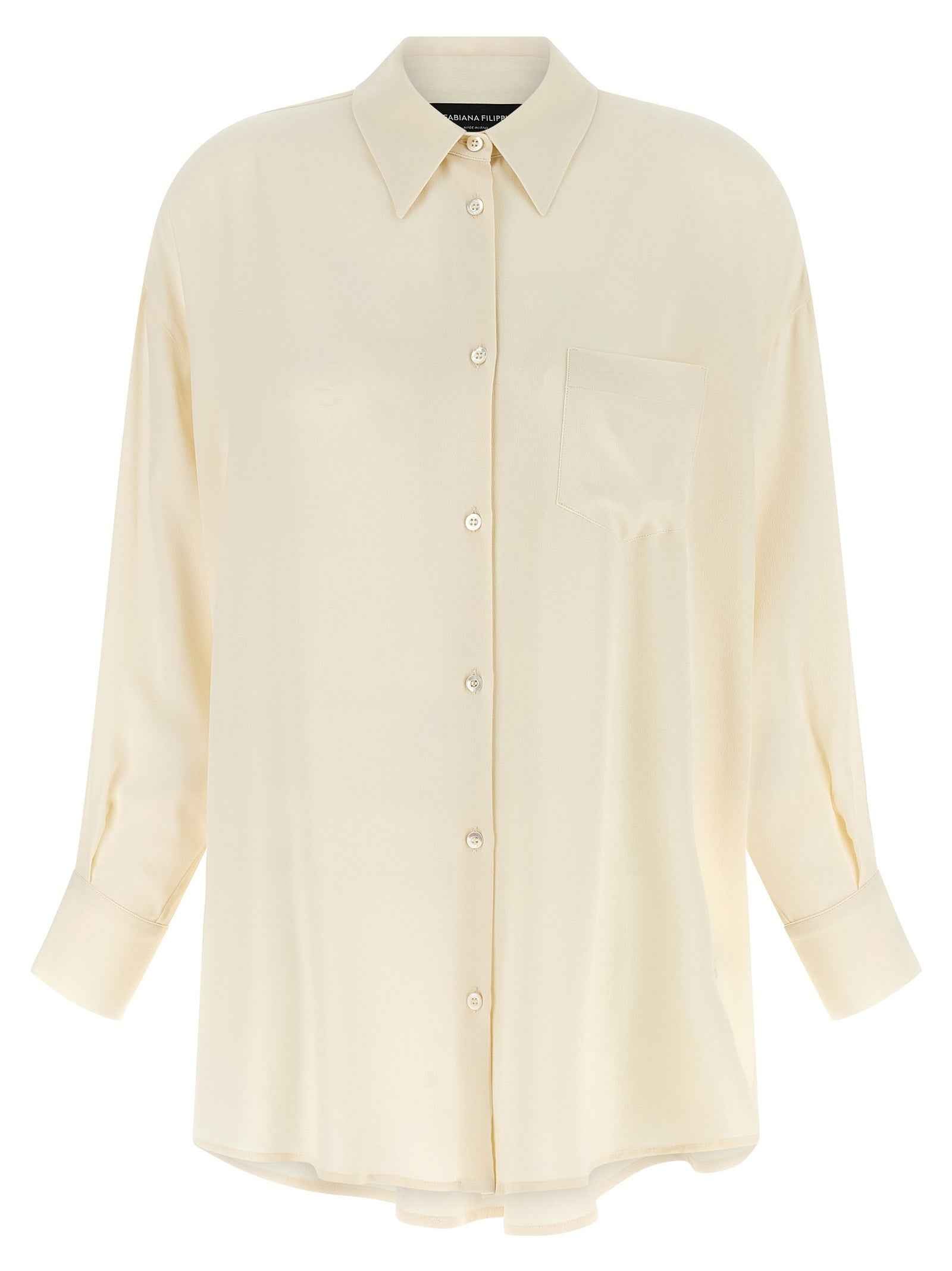 Fabiana Filippi Beige Acetate Blouse