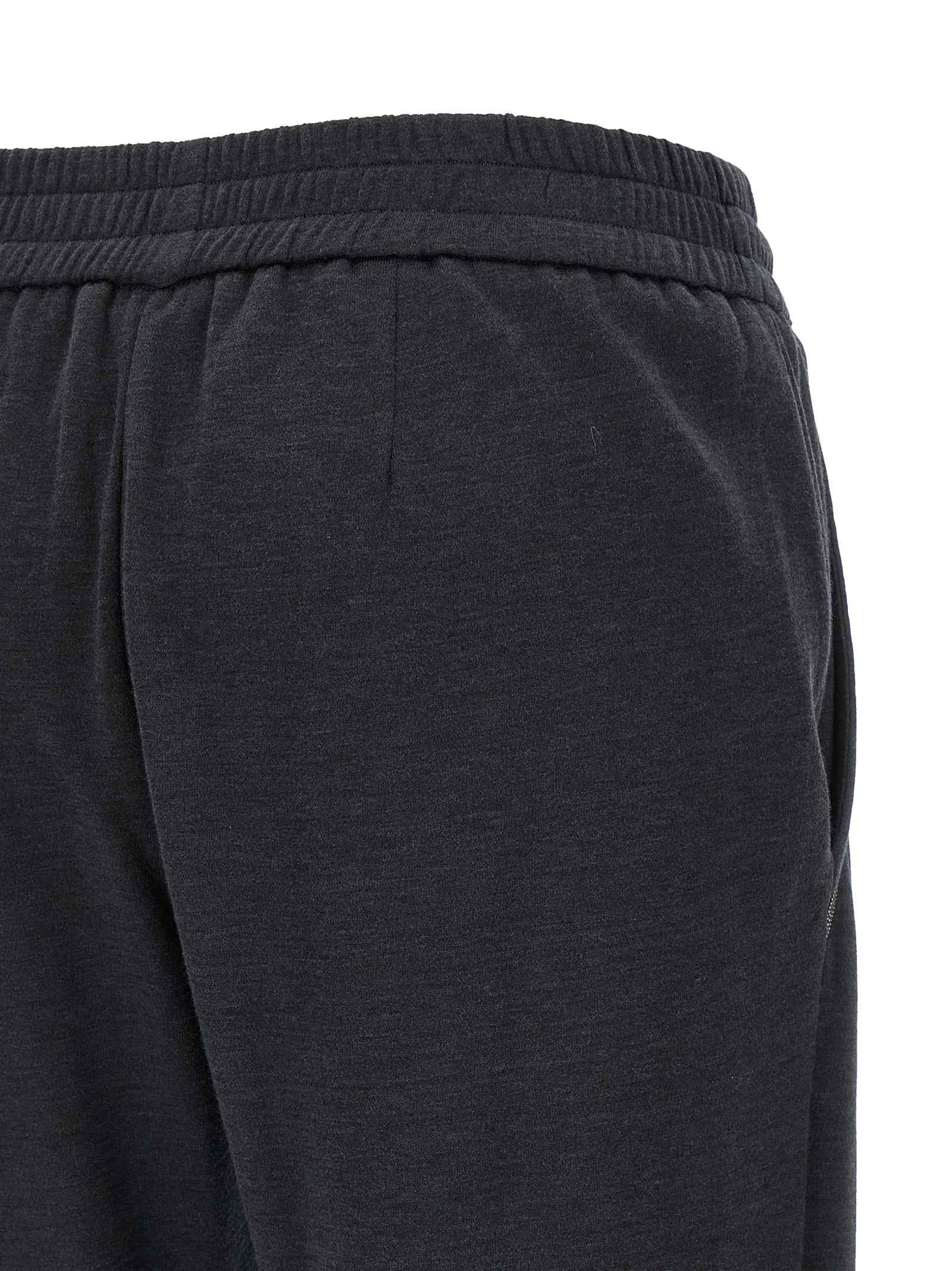 Brunello Cucinelli Gray Cotton Joggers (Workout Pants)