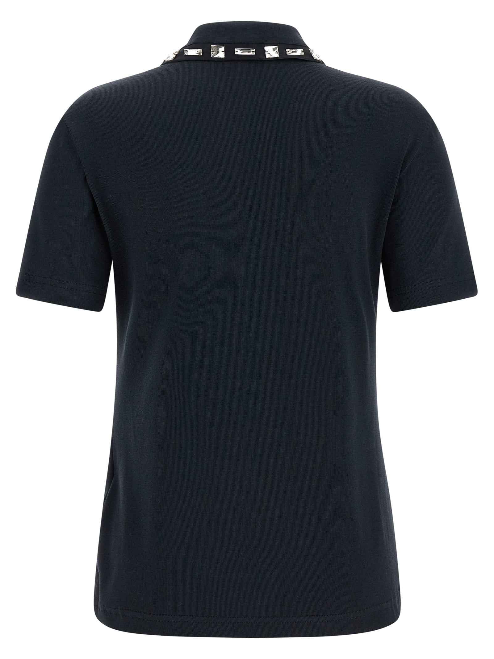 Fabiana Filippi Blue Cotton Polo Shirt