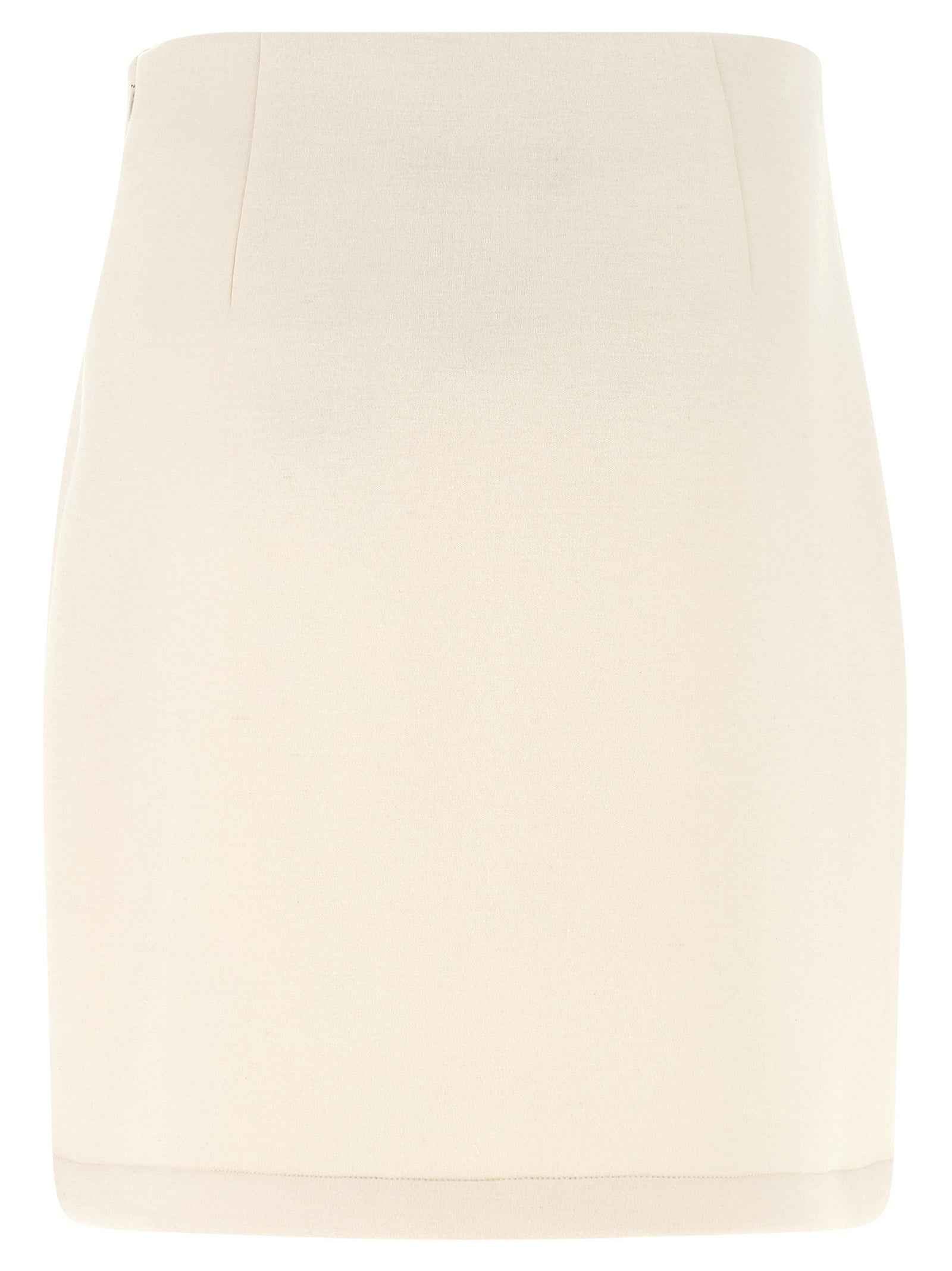 Fabiana Filippi Beige Modal Long Skirt