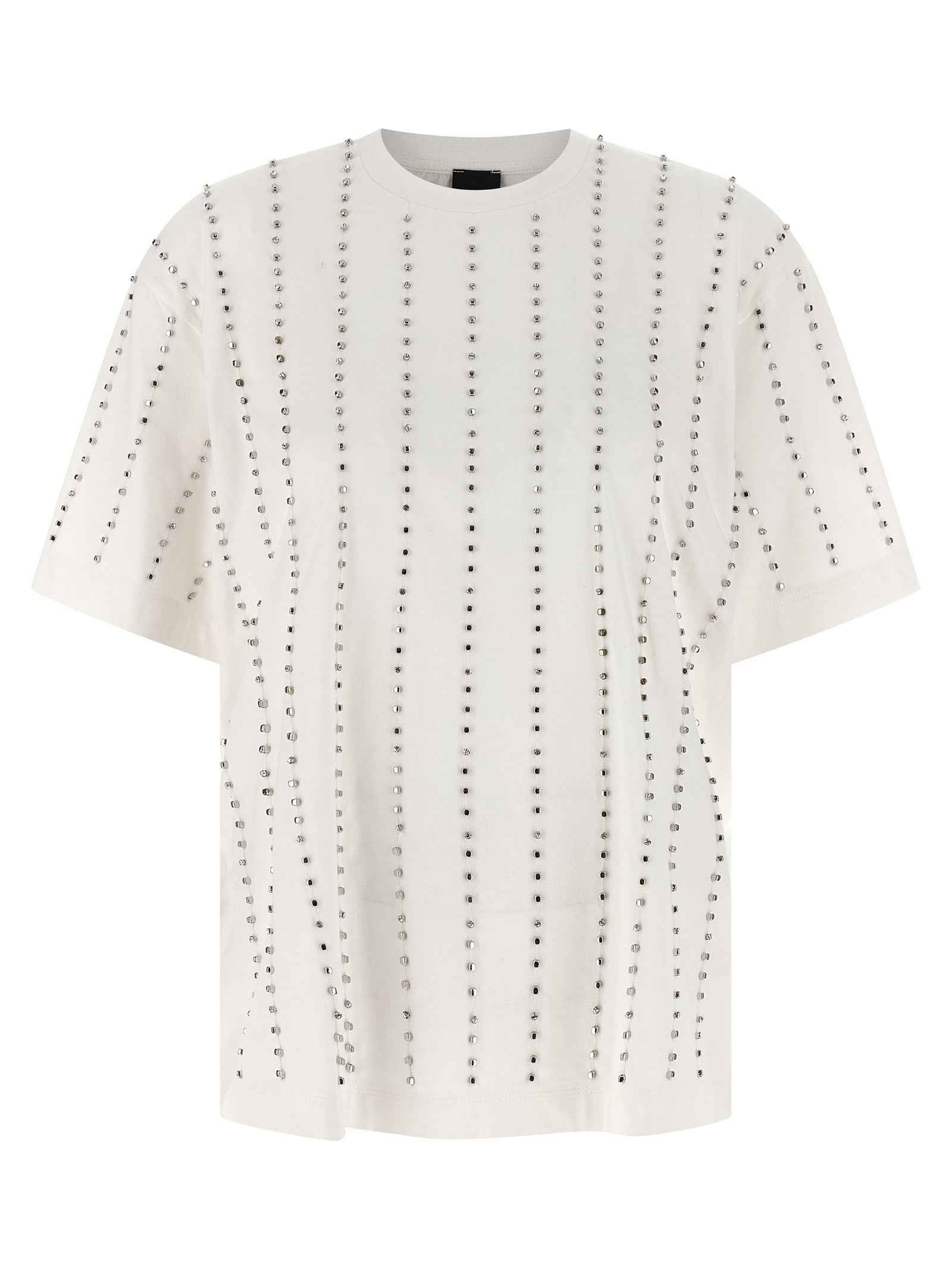 PINKO White Cotton T-Shirt