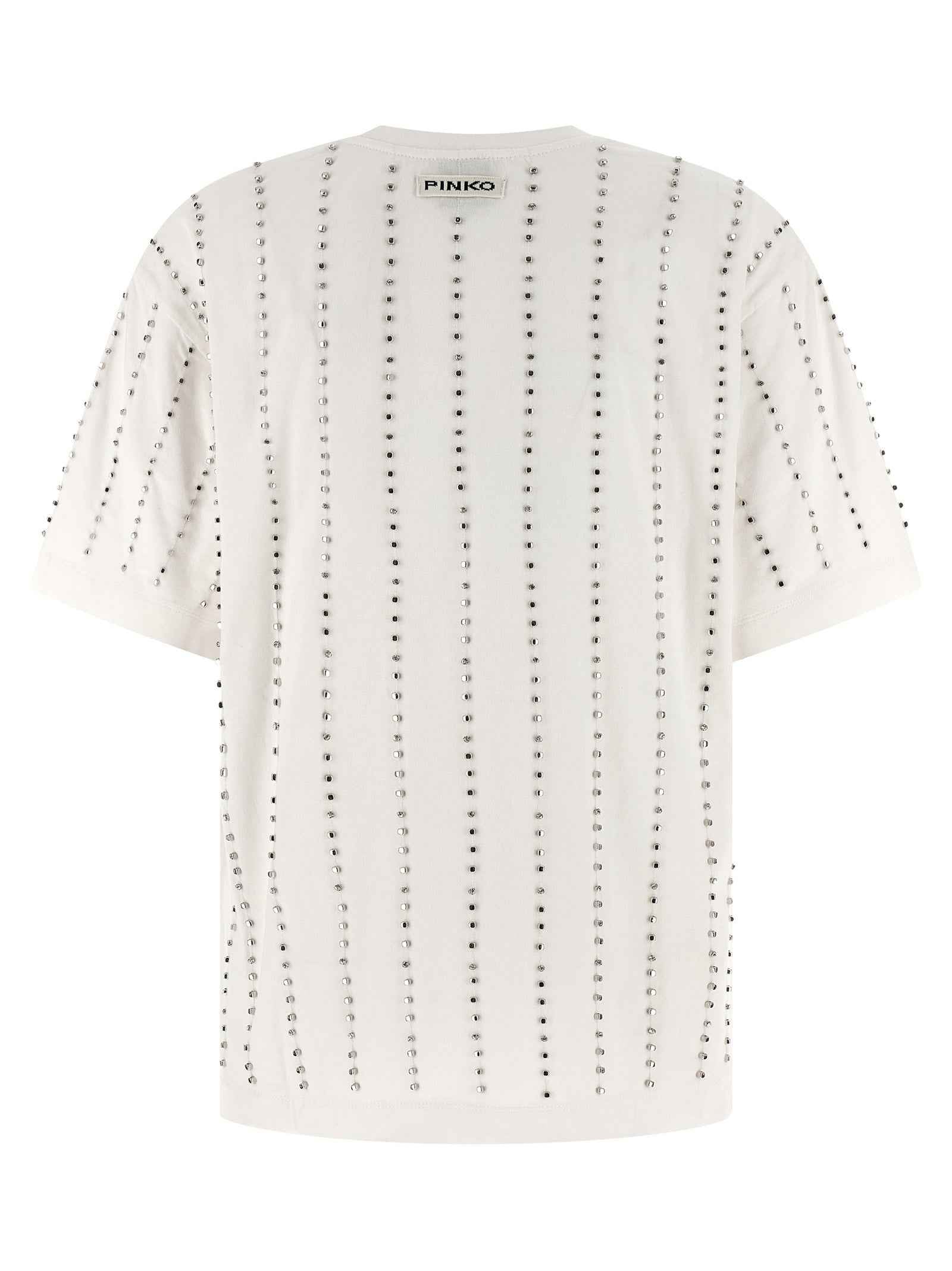 PINKO White Cotton T-Shirt
