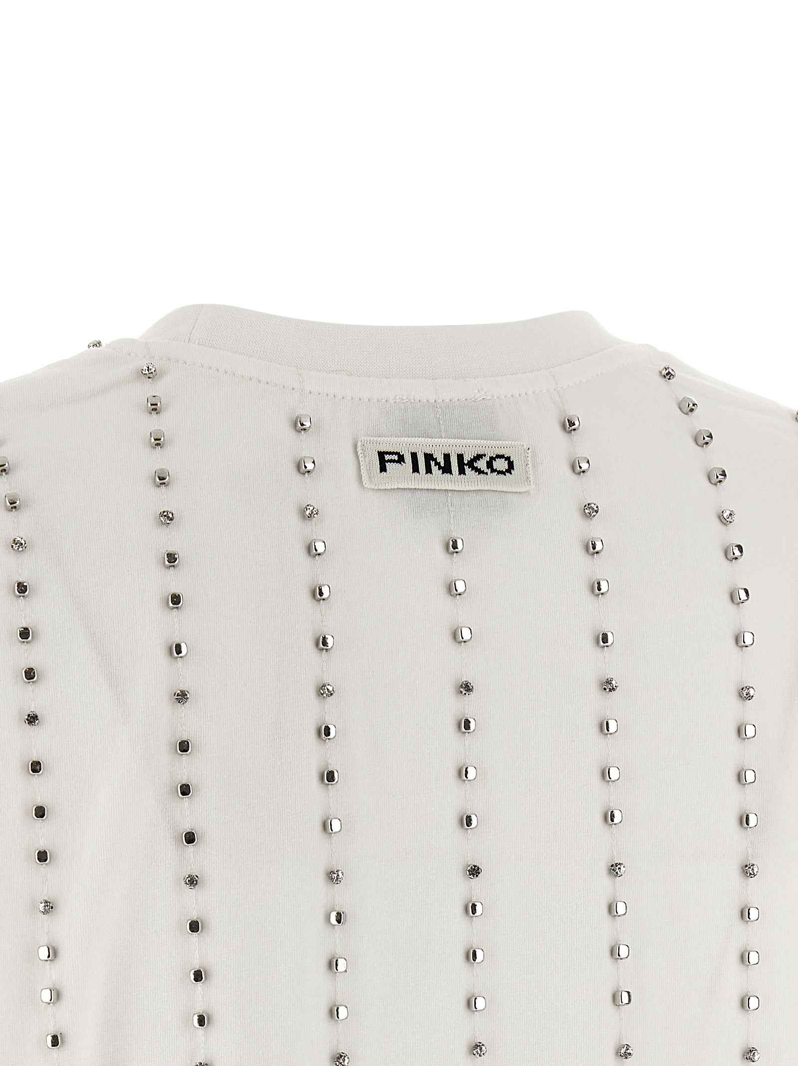 PINKO White Cotton T-Shirt