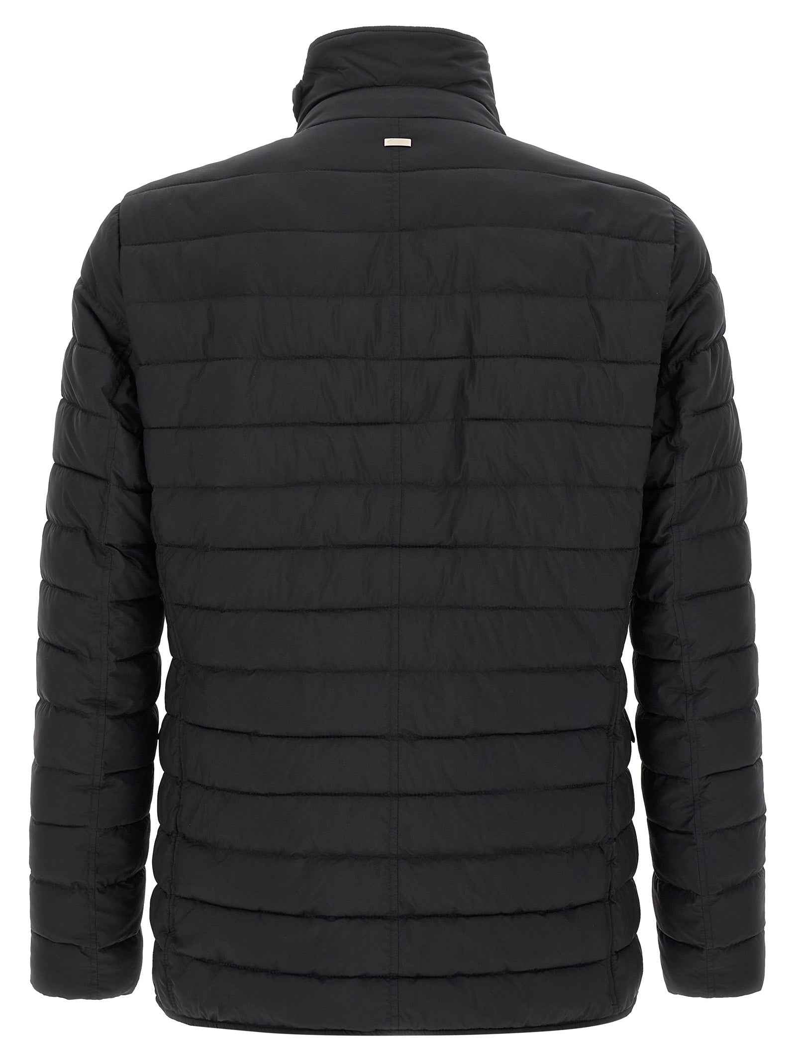 Herno Blue Polyamide Full-Length Jacket