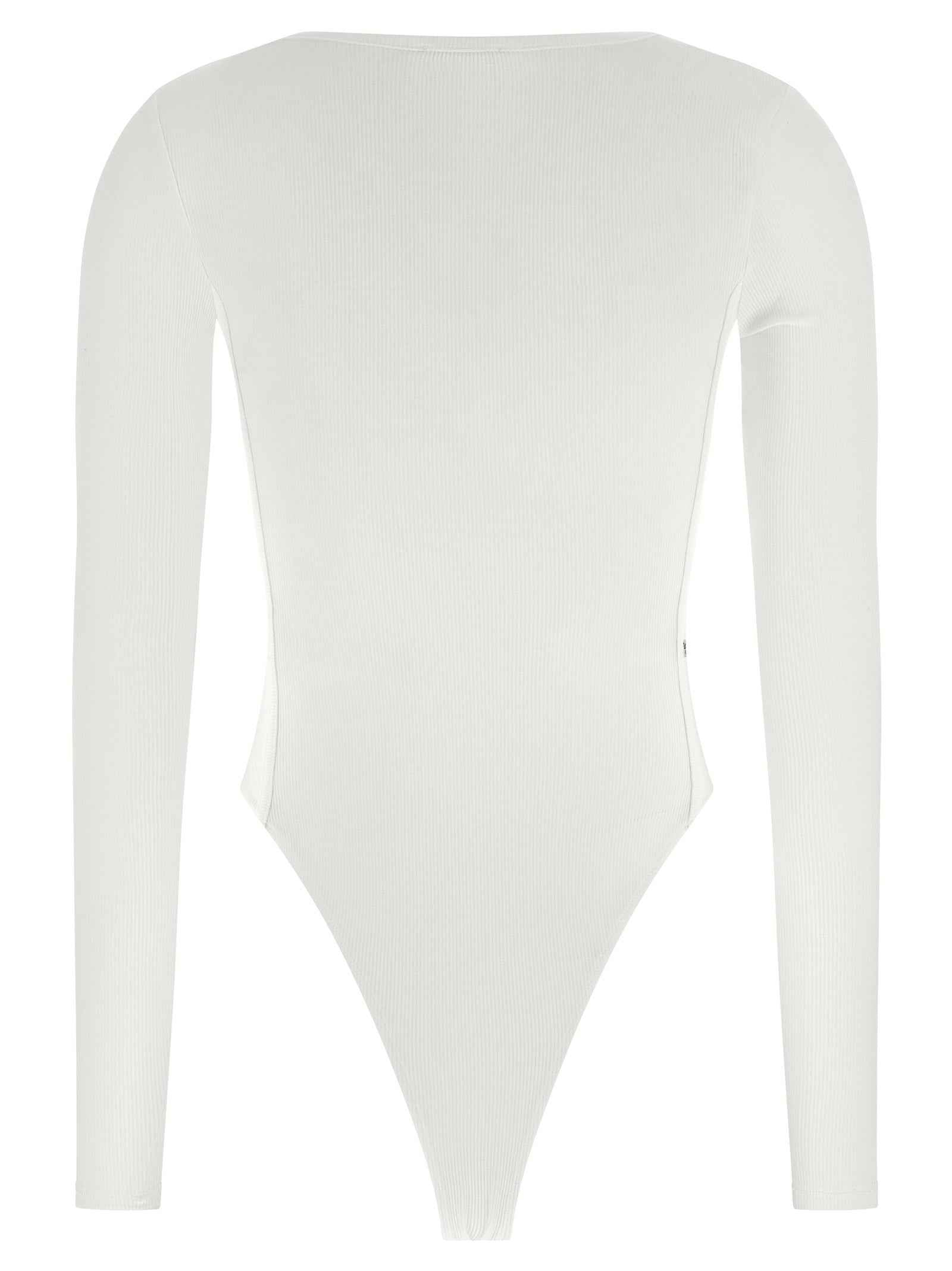 Diesel White Viscose Bodysuit