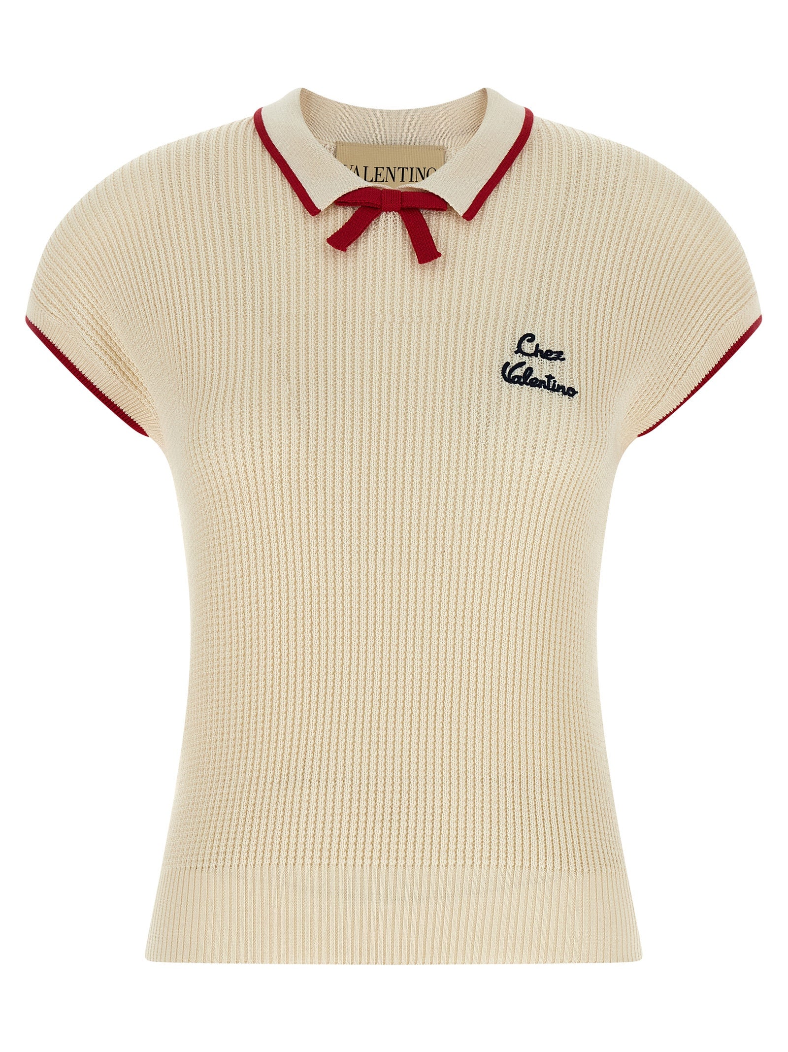 Valentino Garavani Beige Cotton Shortsleeve Shirt