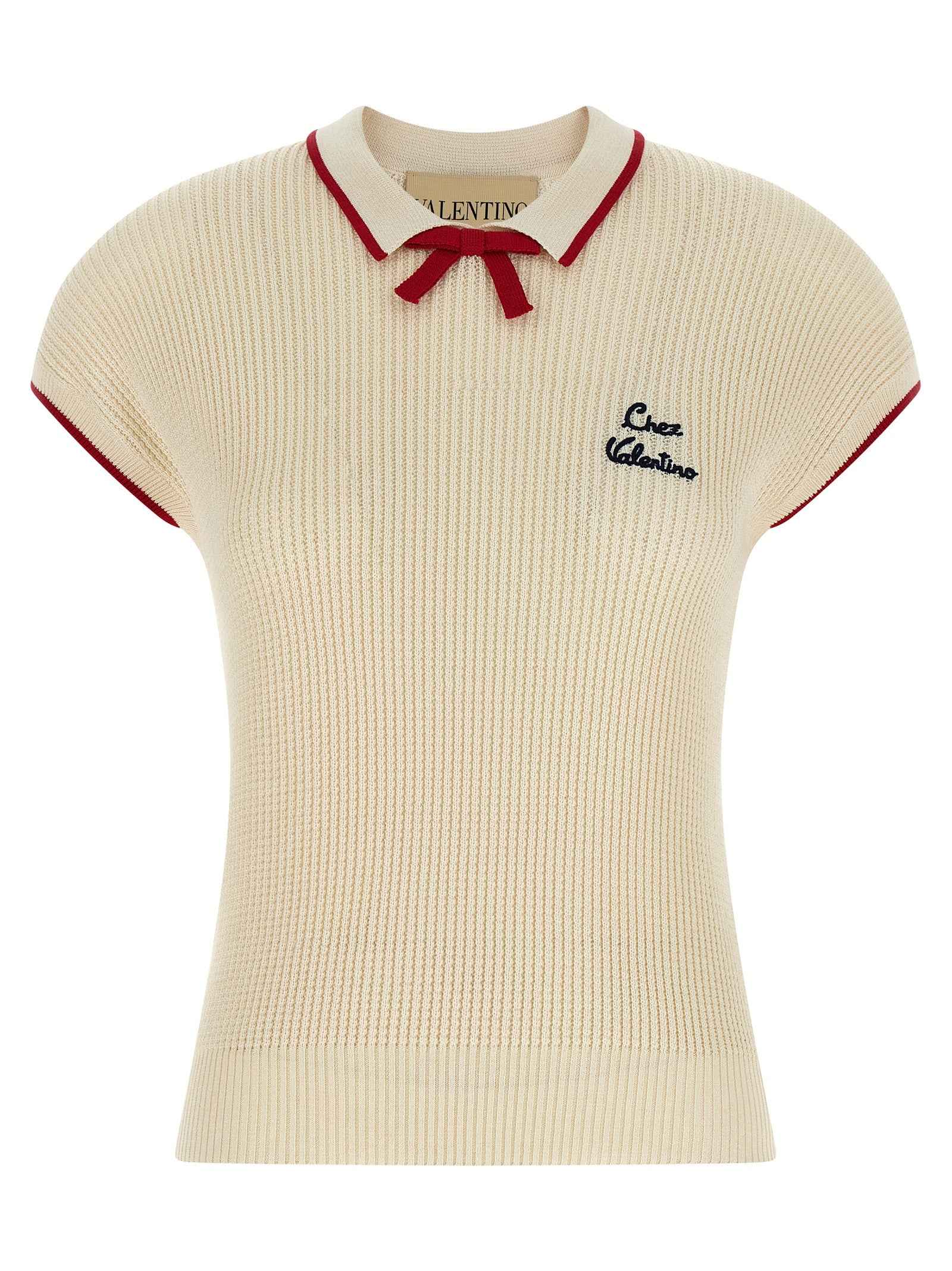 Valentino Garavani Beige Cotton Shortsleeve Shirt