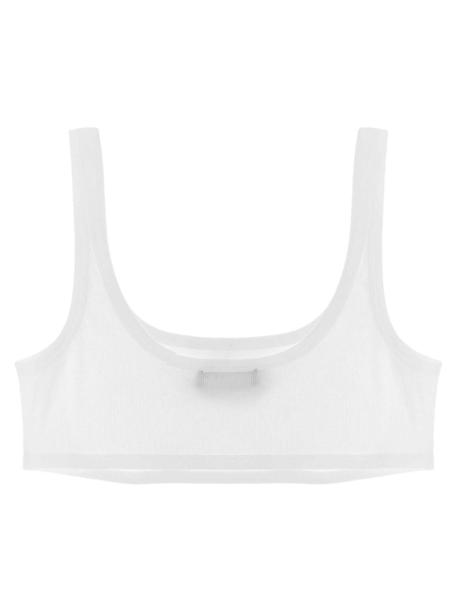 Versace White Cotton Bra