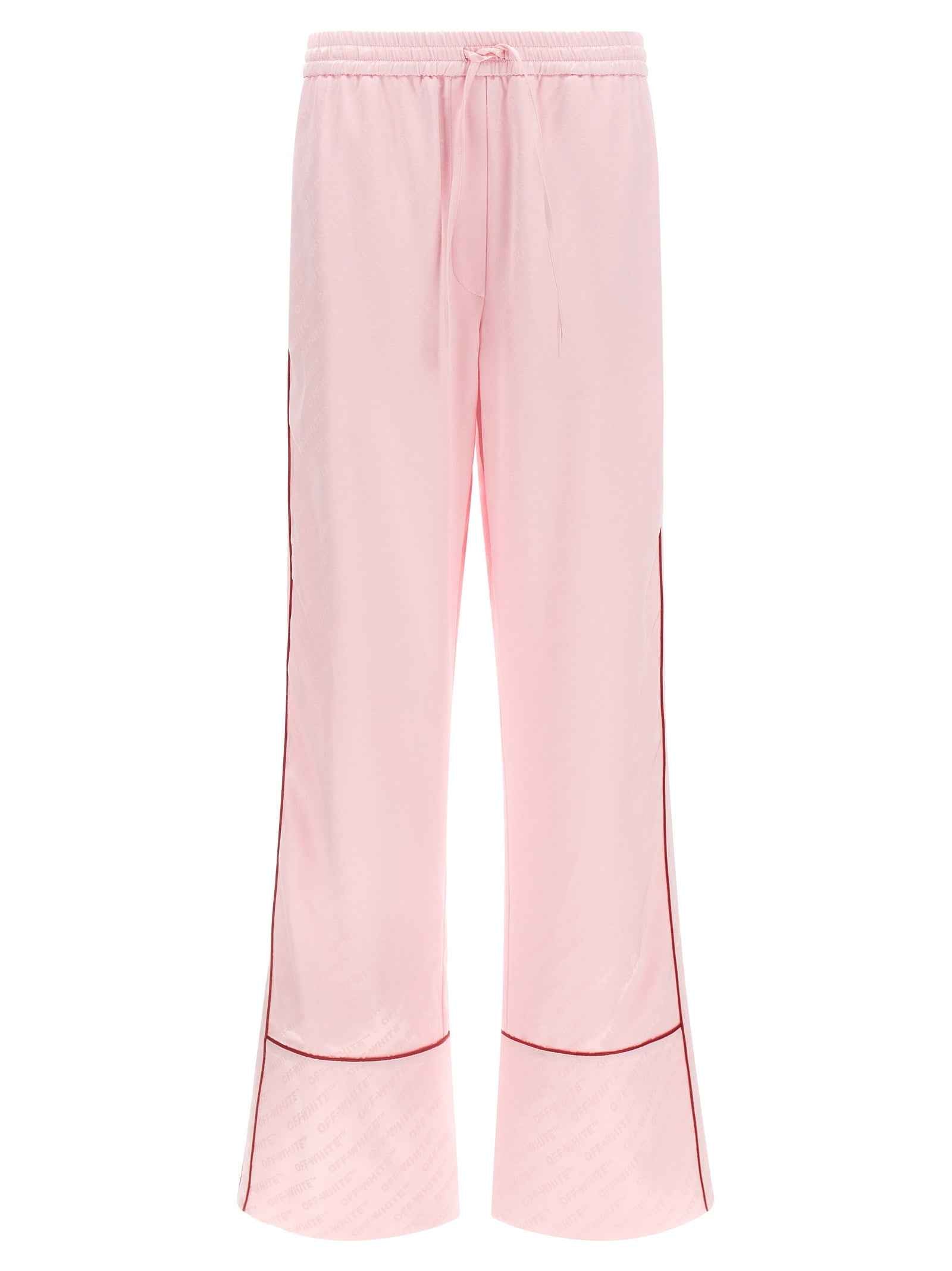 Off-White Multicolor Viscose Casual Pants