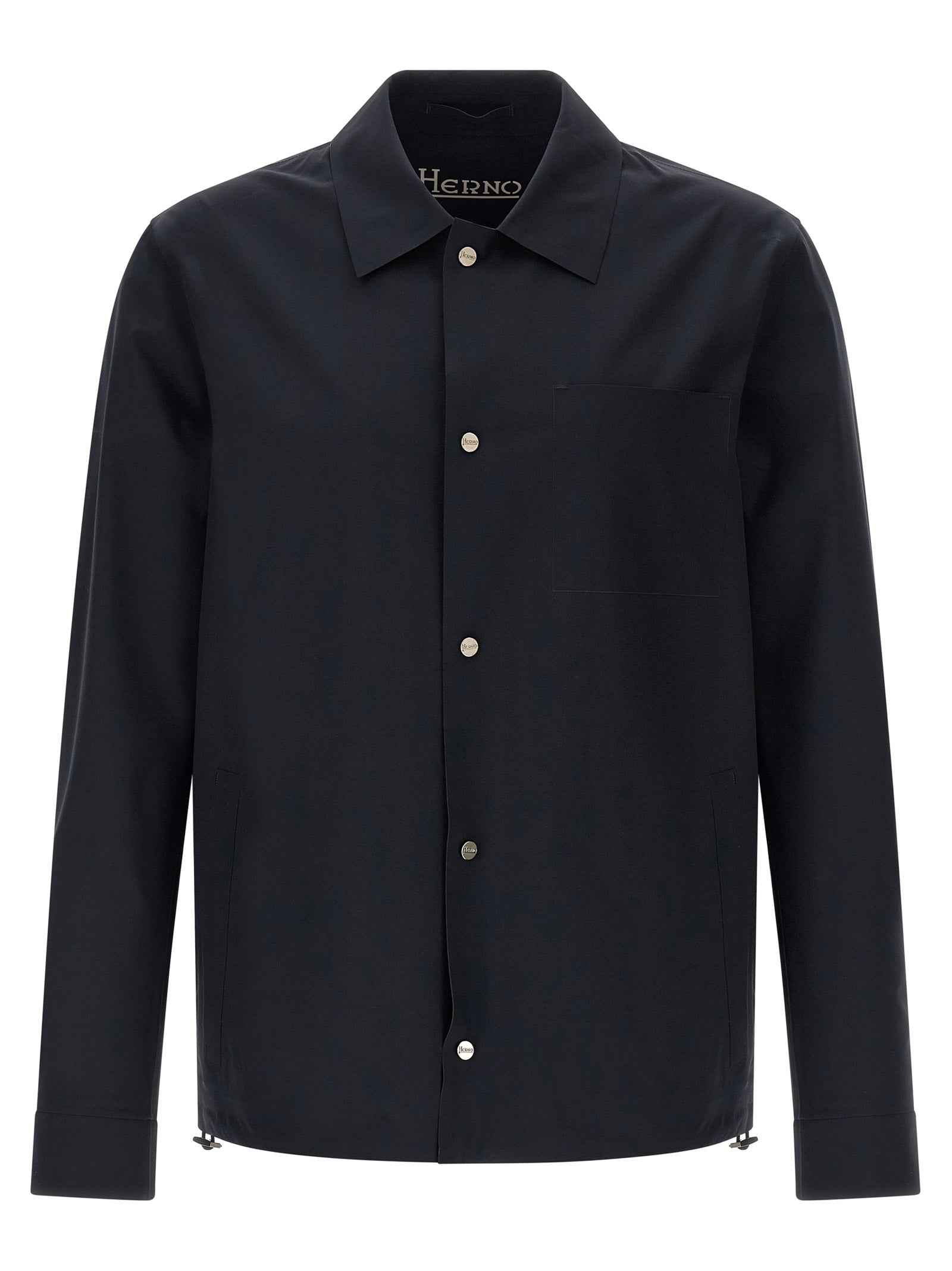 Herno Blue Polyamide Shell Jacket