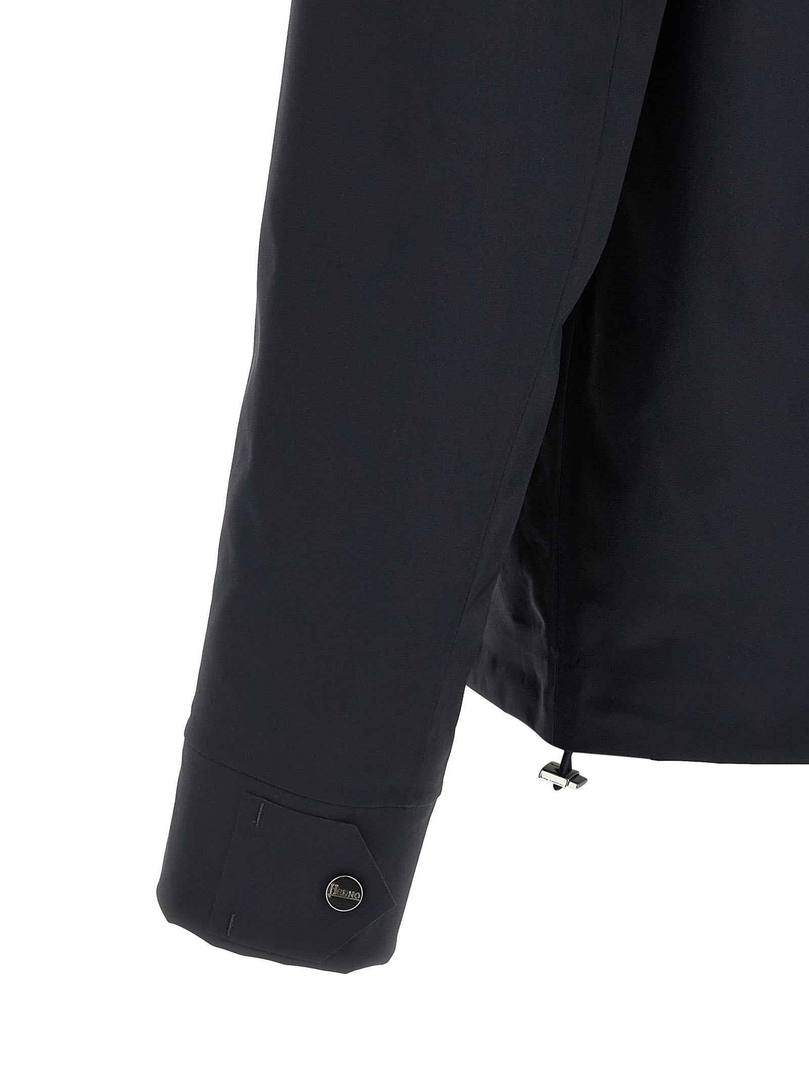 Herno Blue Polyamide Shell Jacket