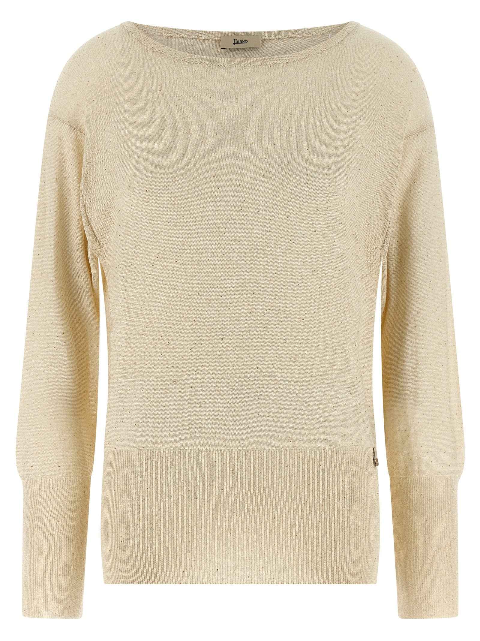 Herno Beige Viscose Cardigan