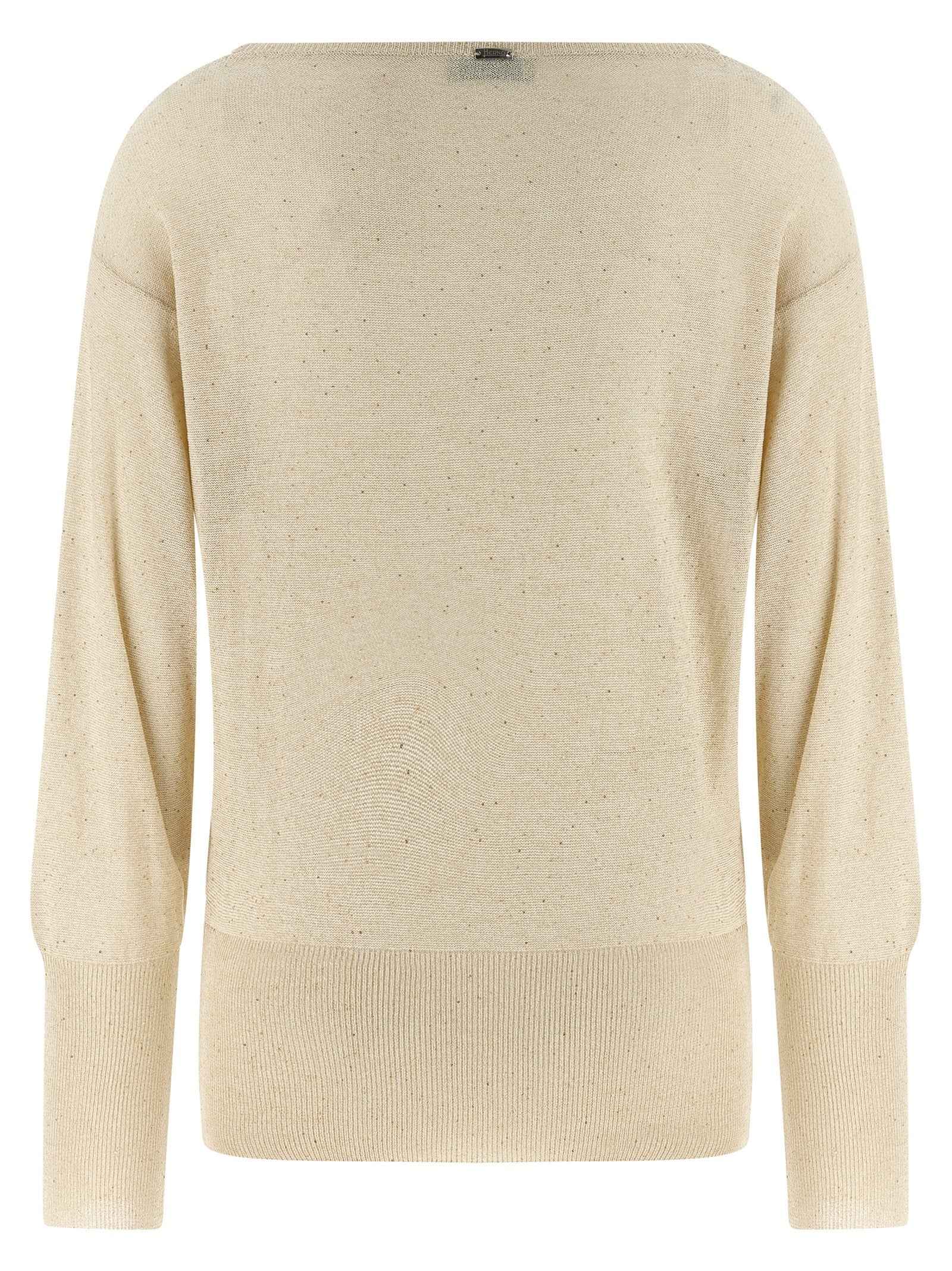 Herno Beige Viscose Cardigan