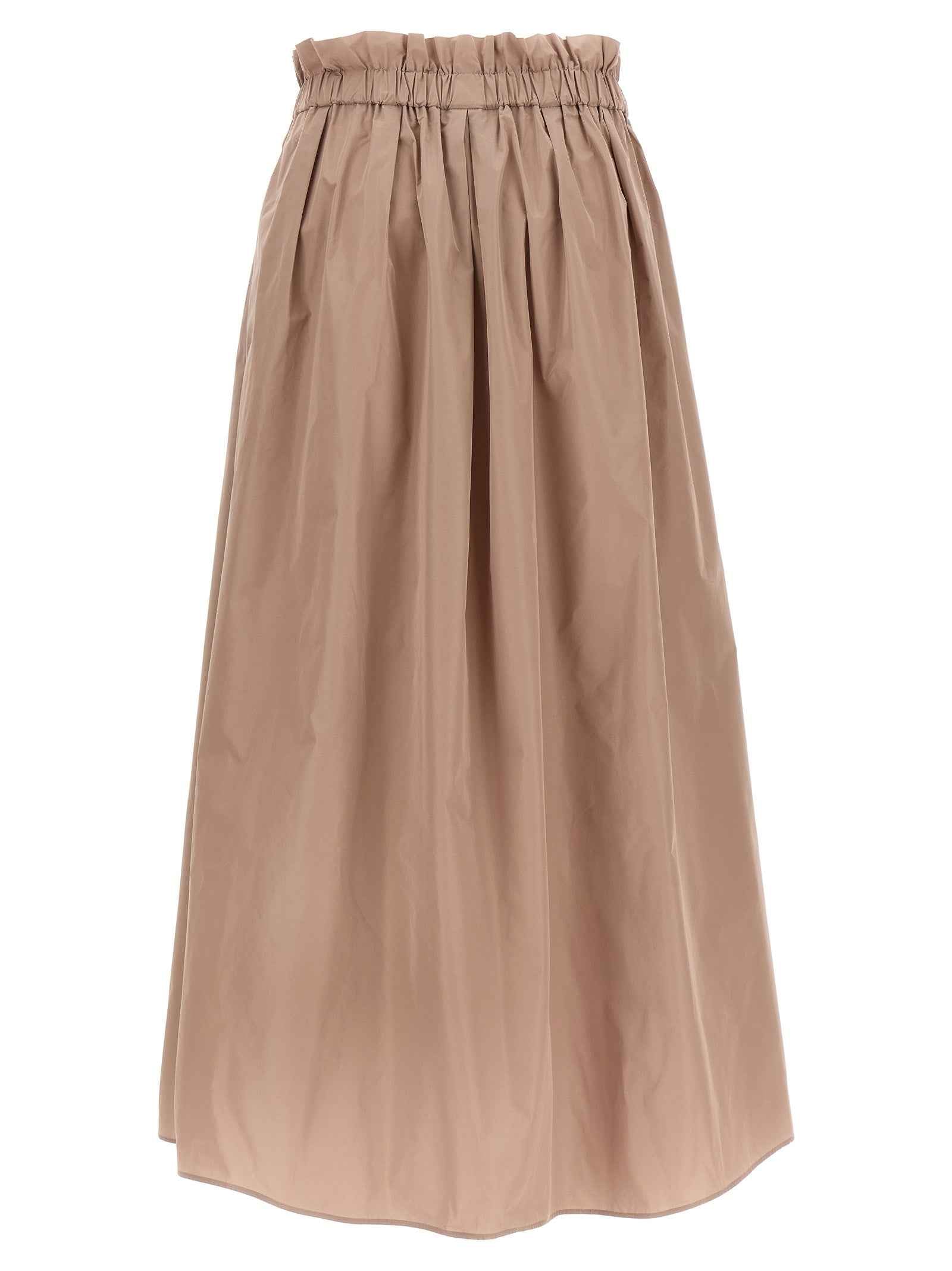 Herno Multicolor Polyester Midi Skirt