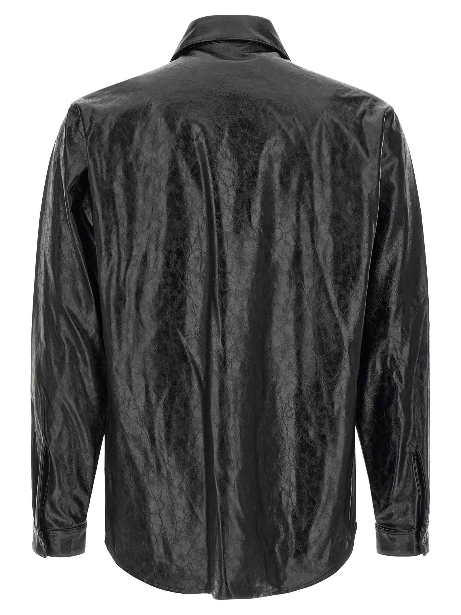 Diesel Black Viscose Blouse