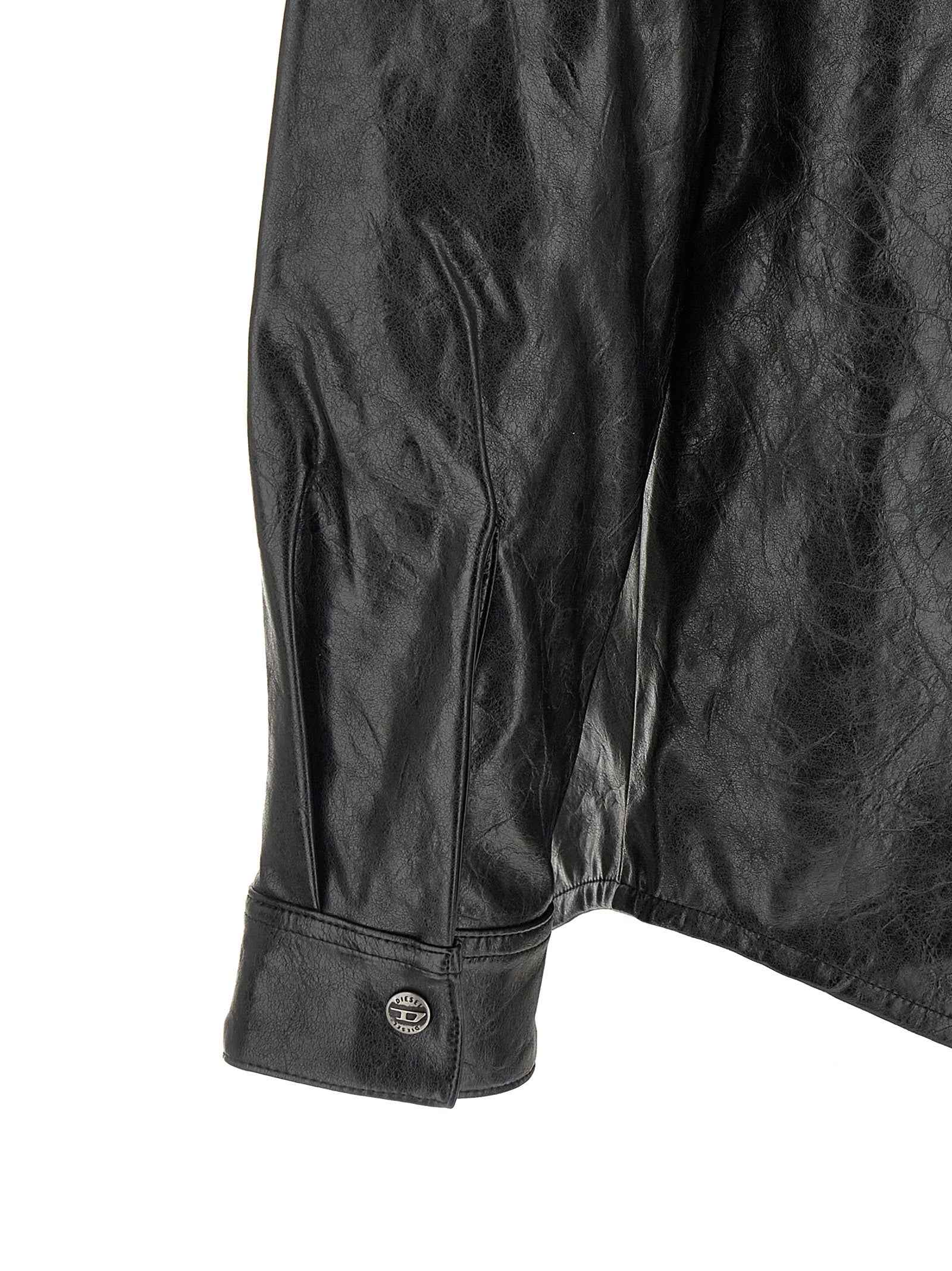 Diesel Black Viscose Blouse