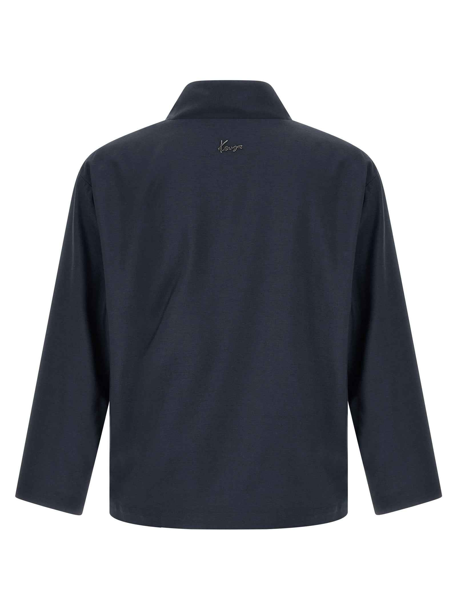 Kenzo Blue Viscose Blazer