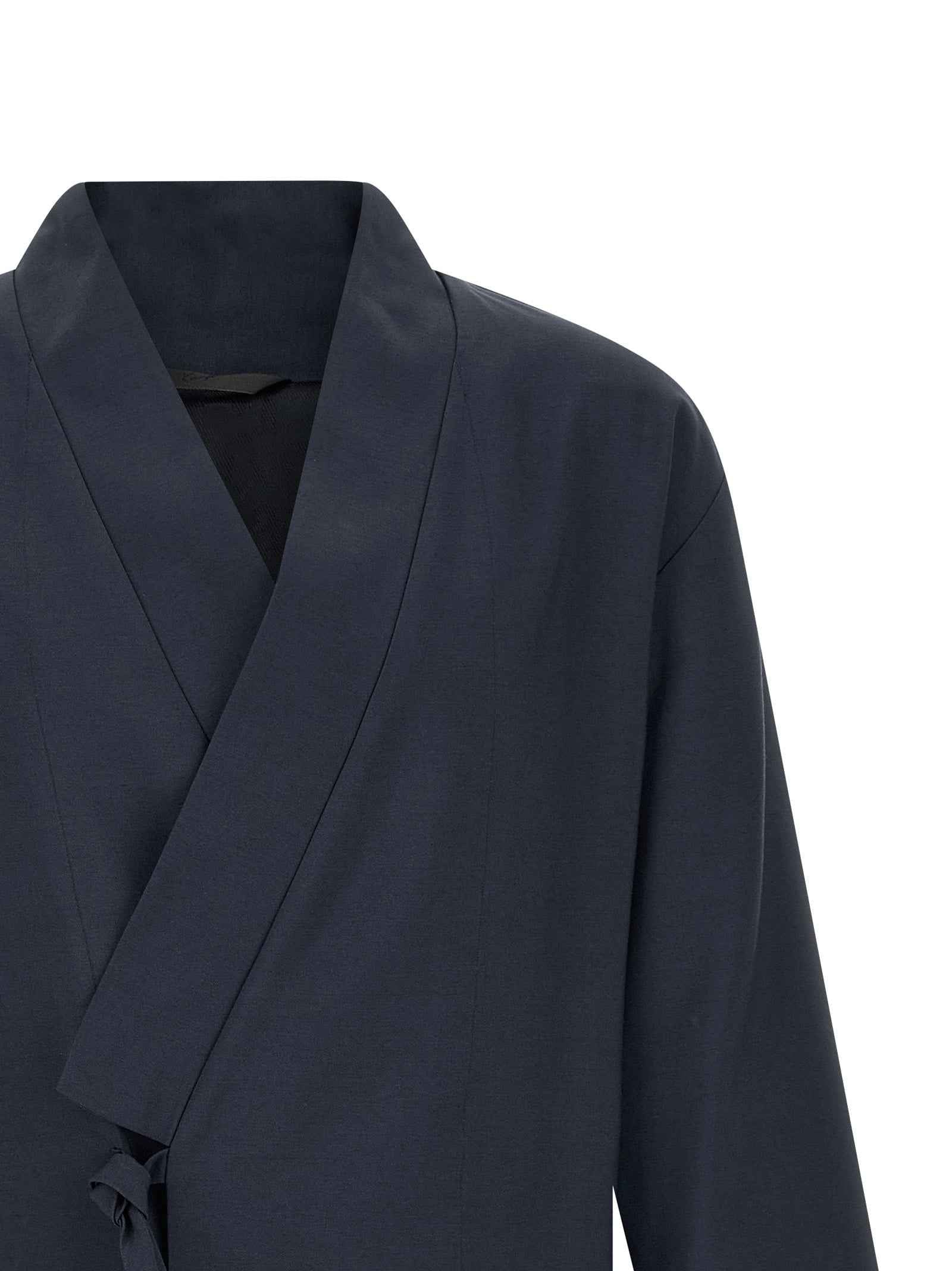 Kenzo Blue Viscose Blazer