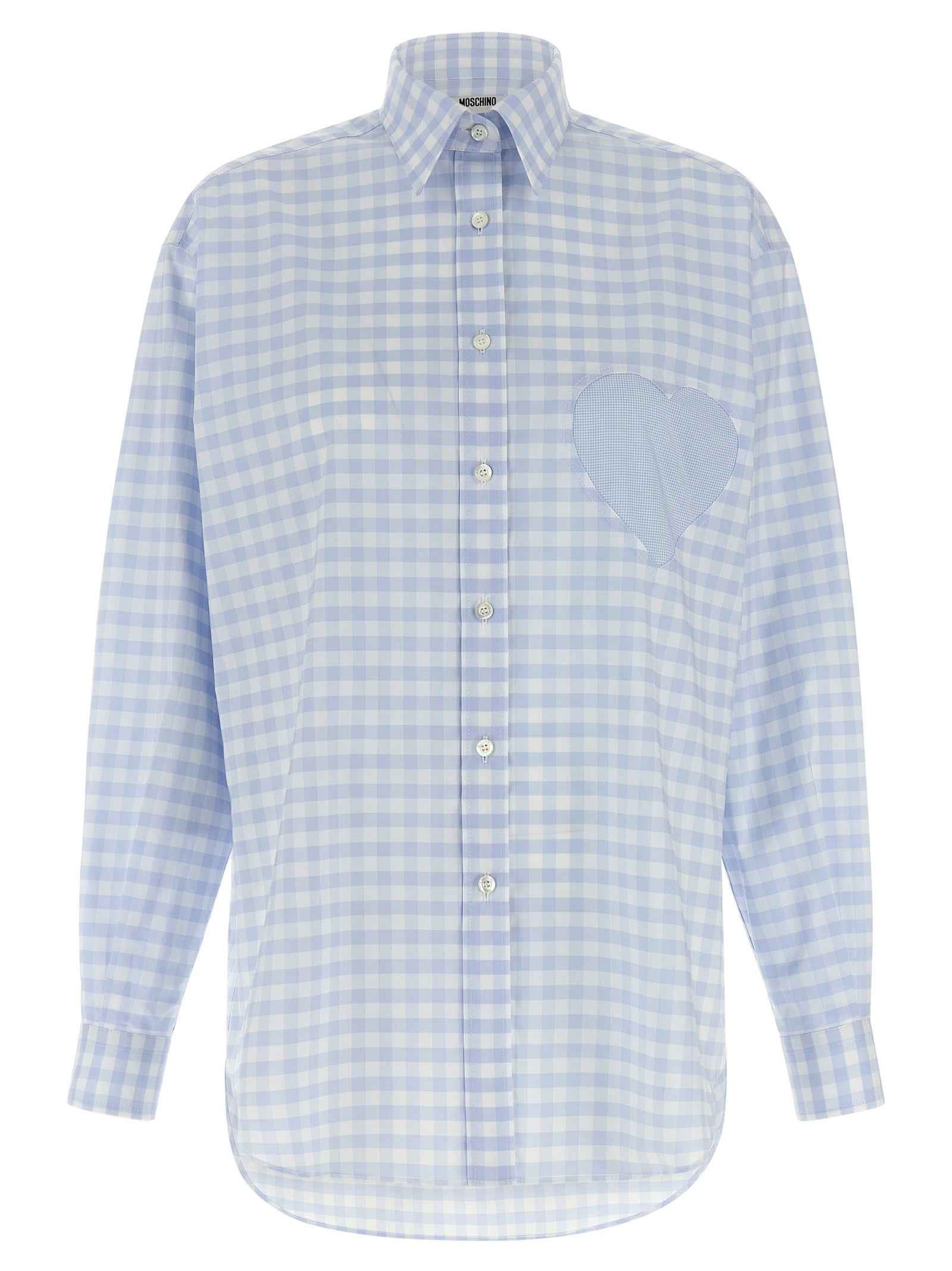 Moschino Blue Cotton Blouse