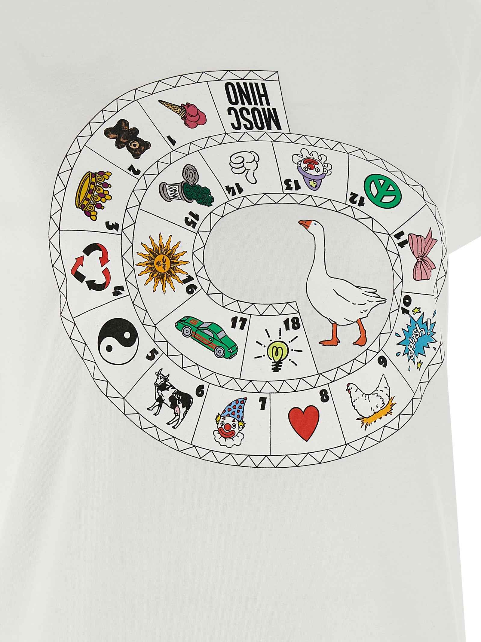 Moschino White Cotton T-Shirt