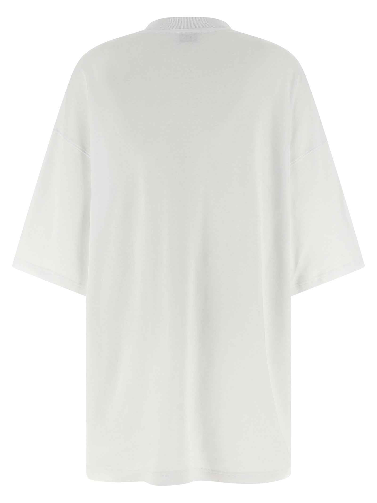 Moschino White Cotton Short Dress