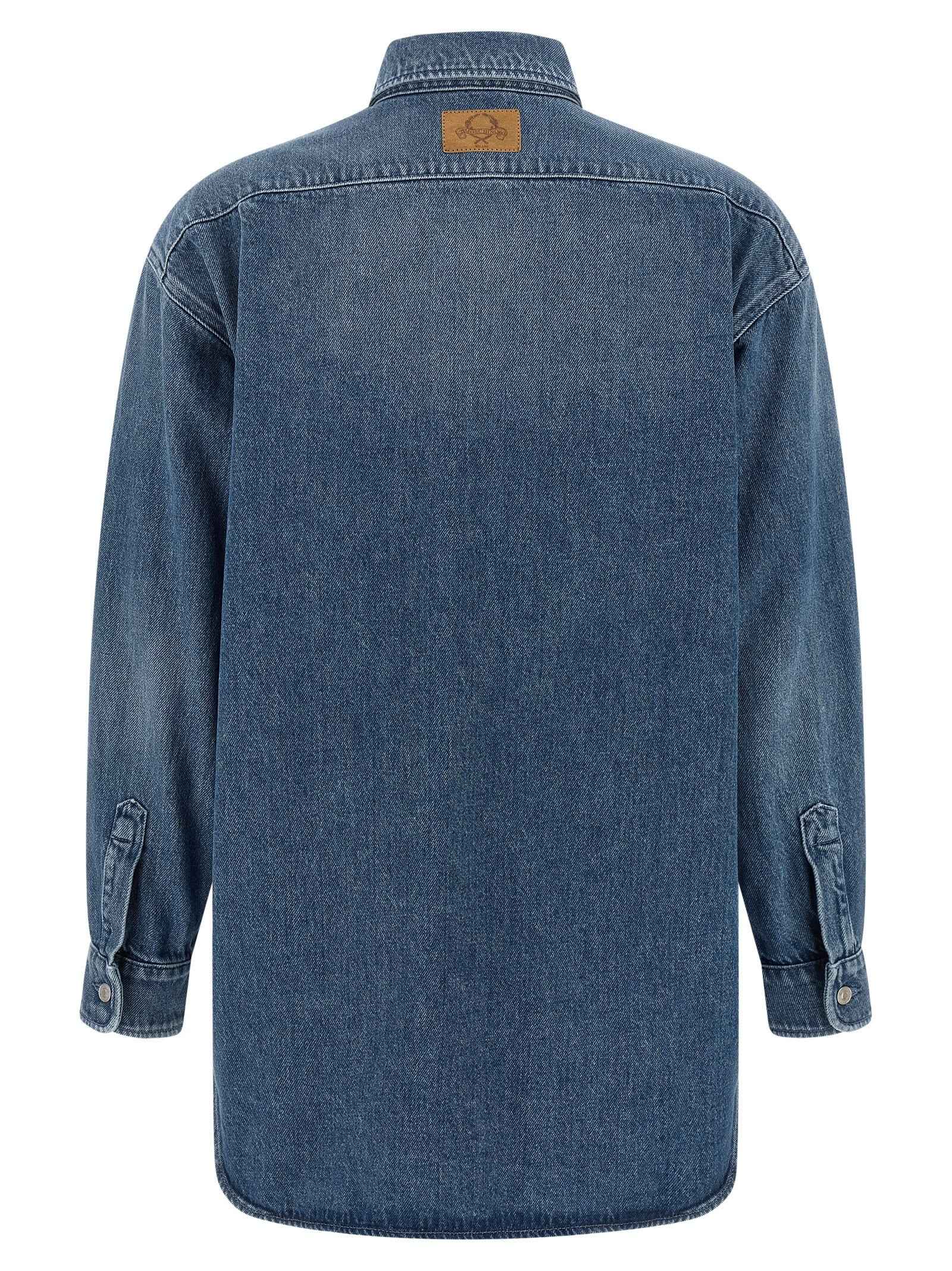 Moschino Blue Cotton Blouse