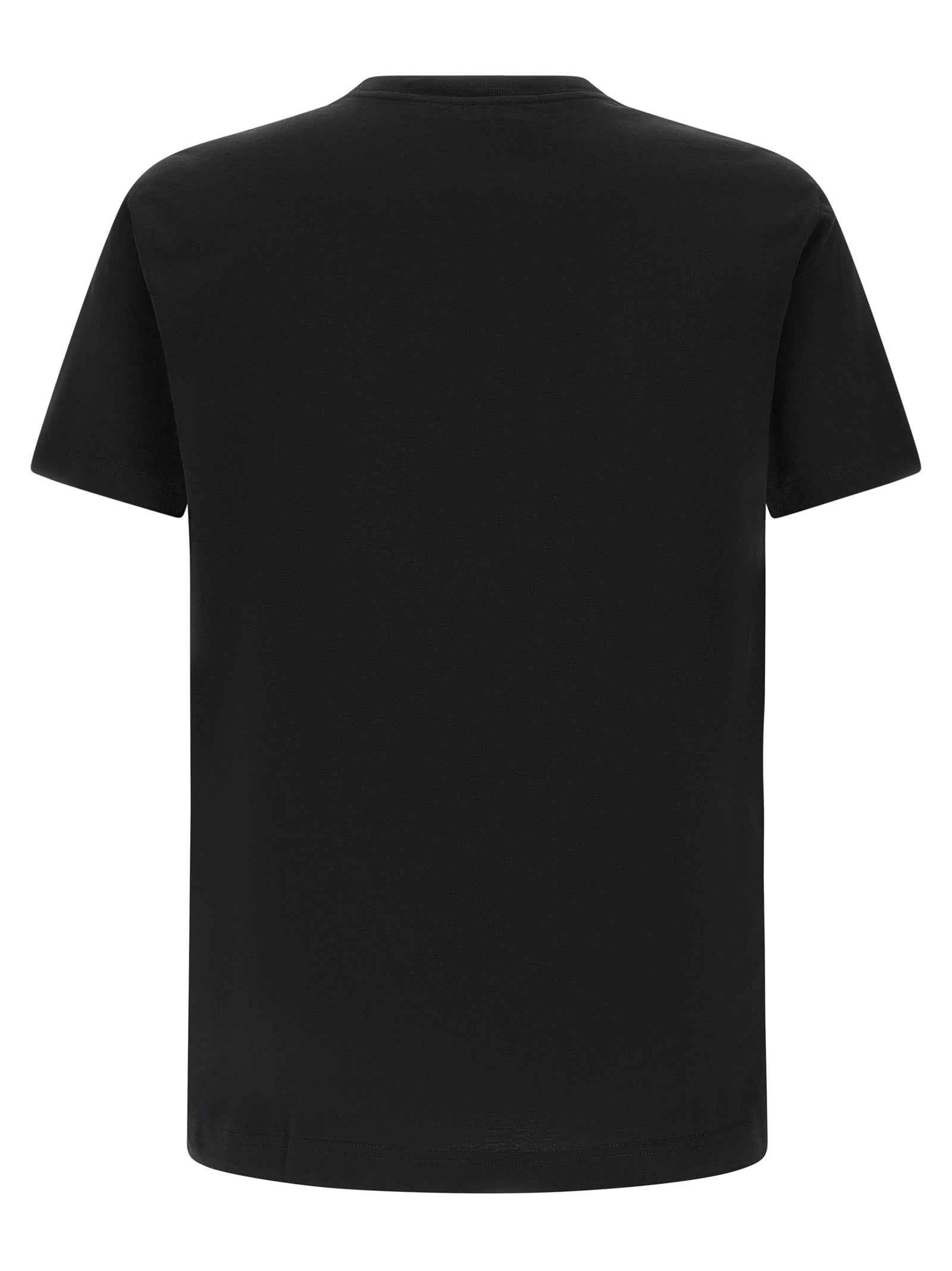 Dolce & Gabbana Black Cotton T-Shirt