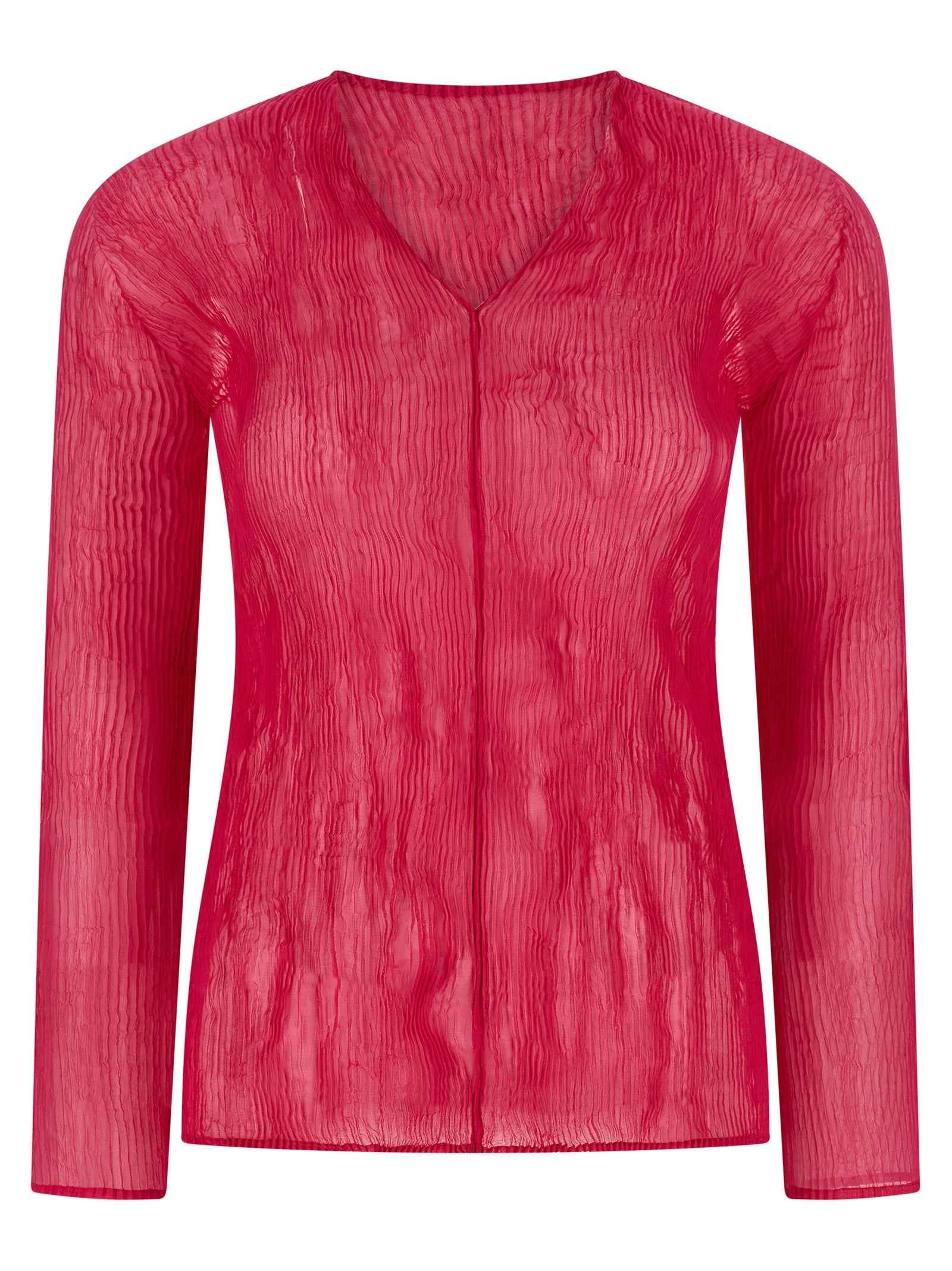 Issey Miyake Fuchsia Polyester Shirt