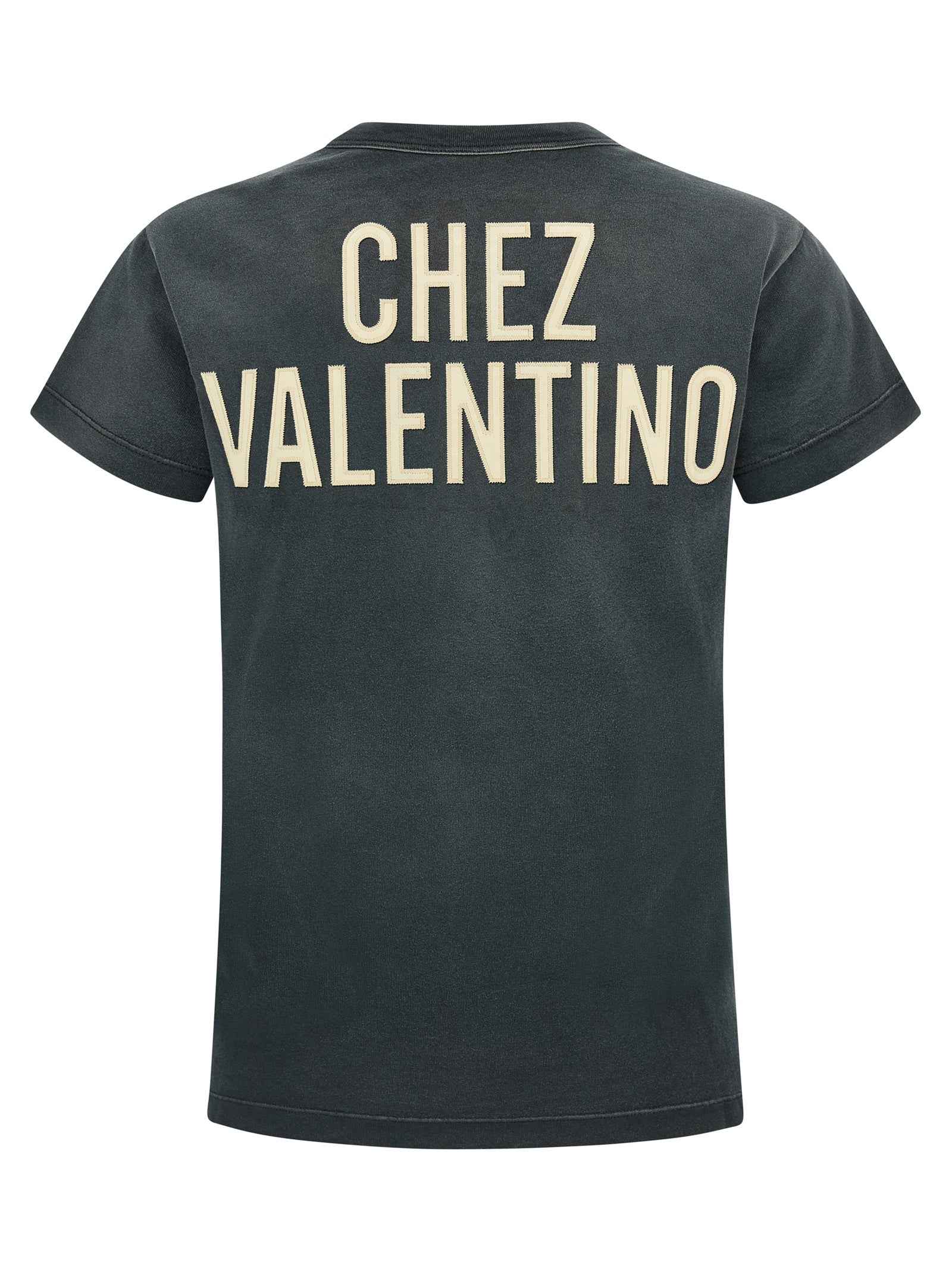 Valentino Garavani Gray Cotton T-Shirt