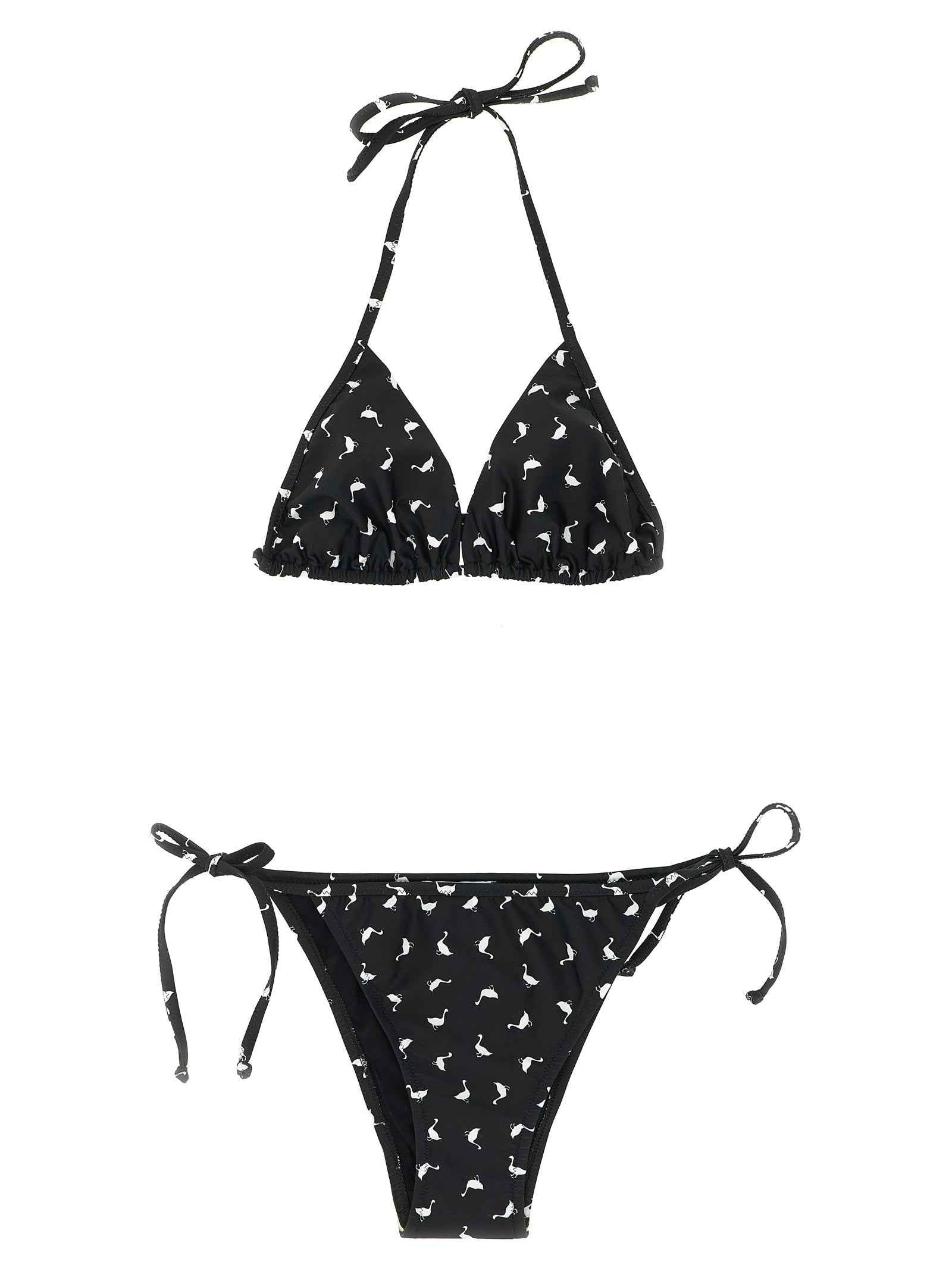Moschino Bicolor Polyester Bikini