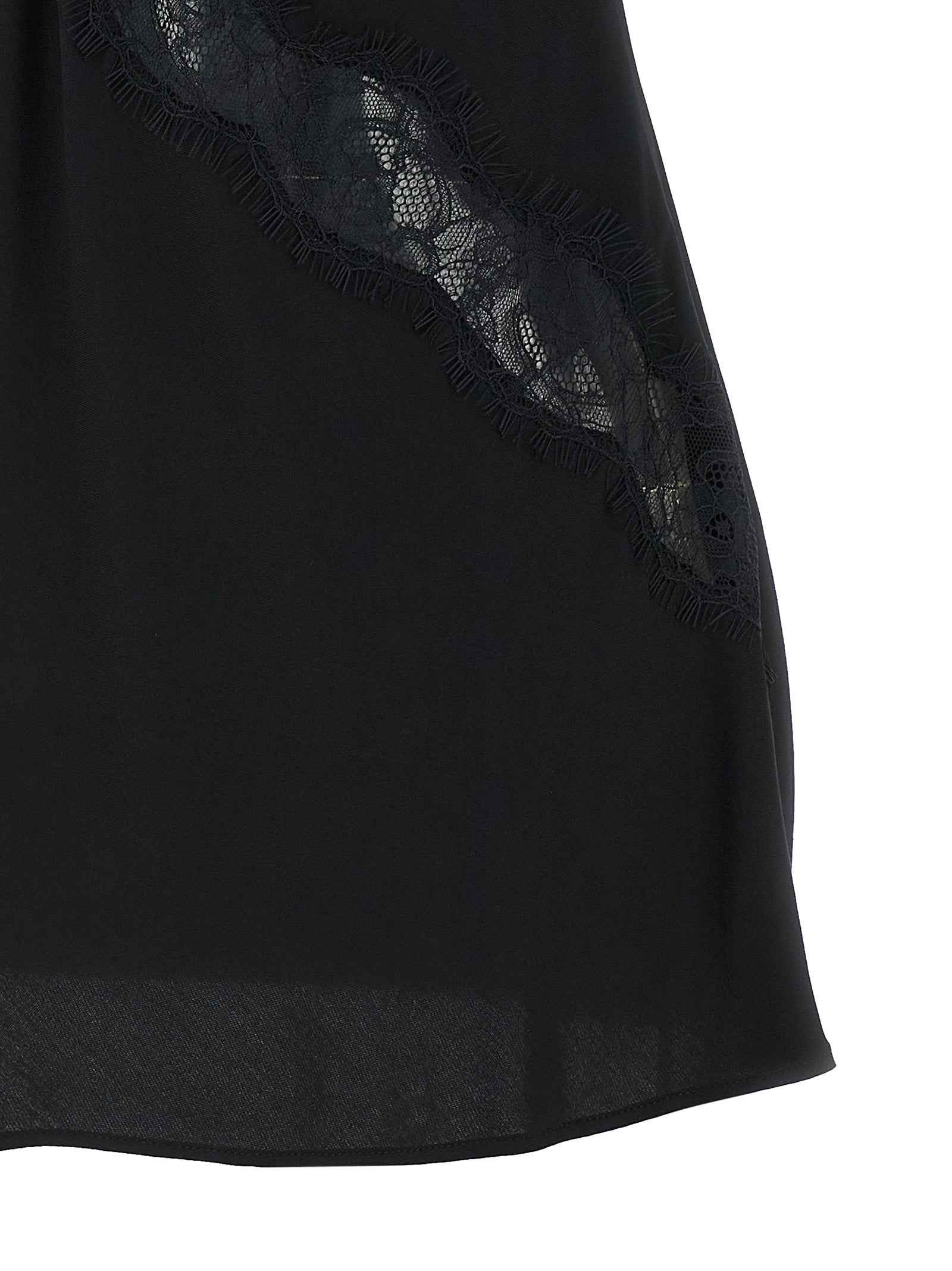 PINKO Black Viscose Sleeveles T-Shirt