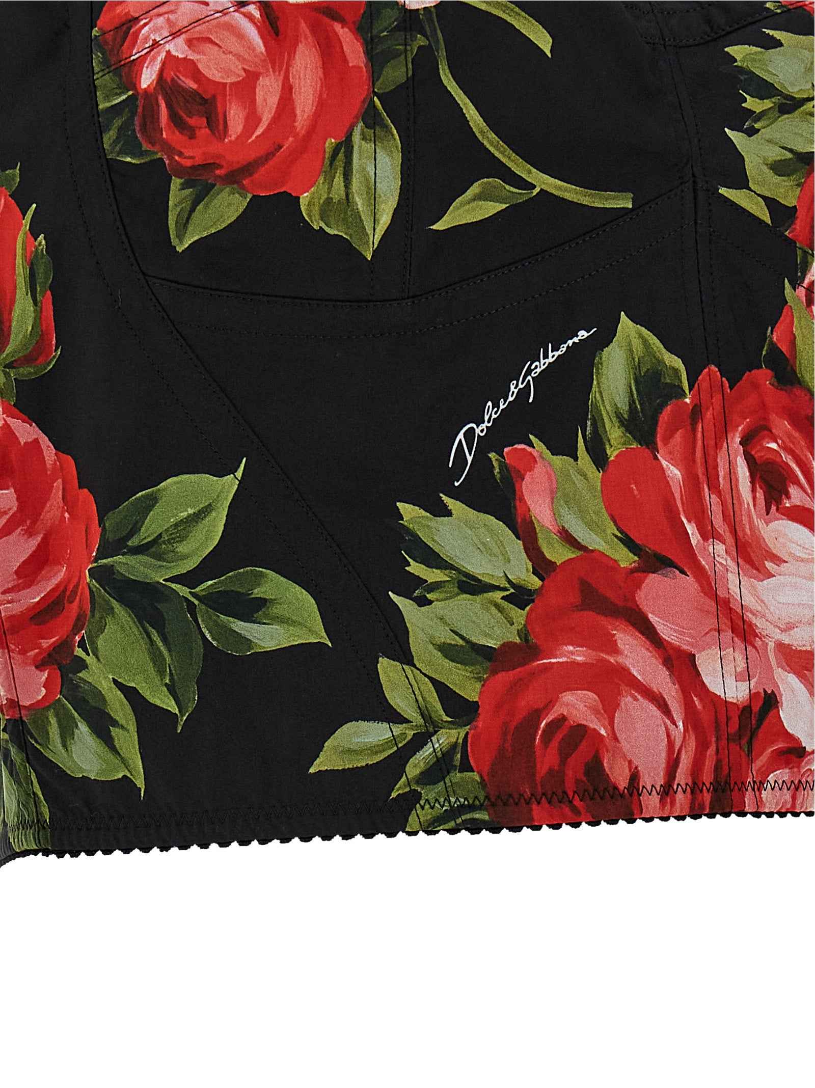 Dolce & Gabbana Black Cotton Tank Tops