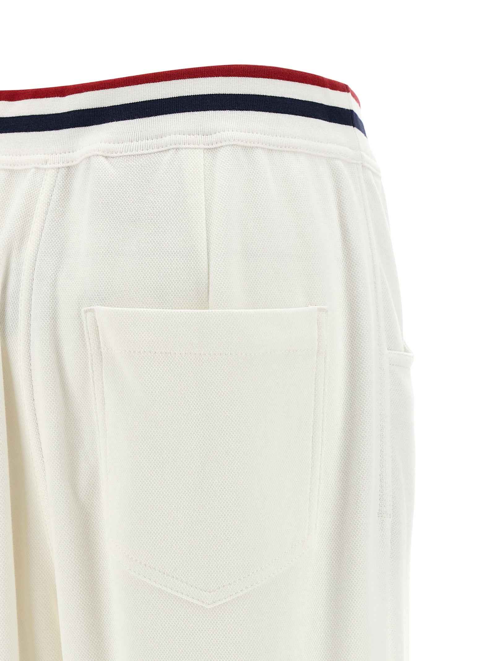 Brunello Cucinelli White Cotton Joggers (Workout Pants)