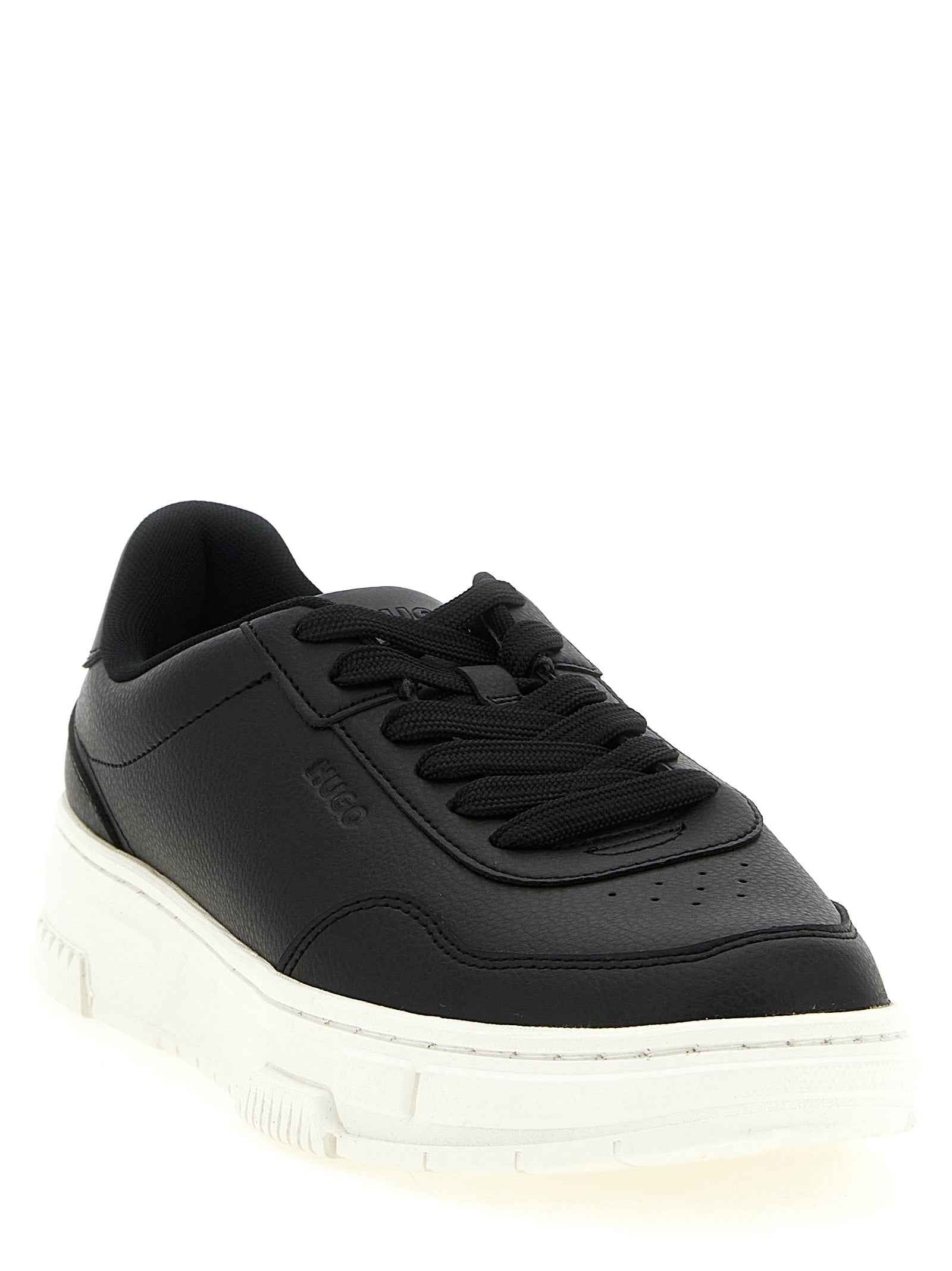 Hugo Boss Black Polyester Low Top Sneakers